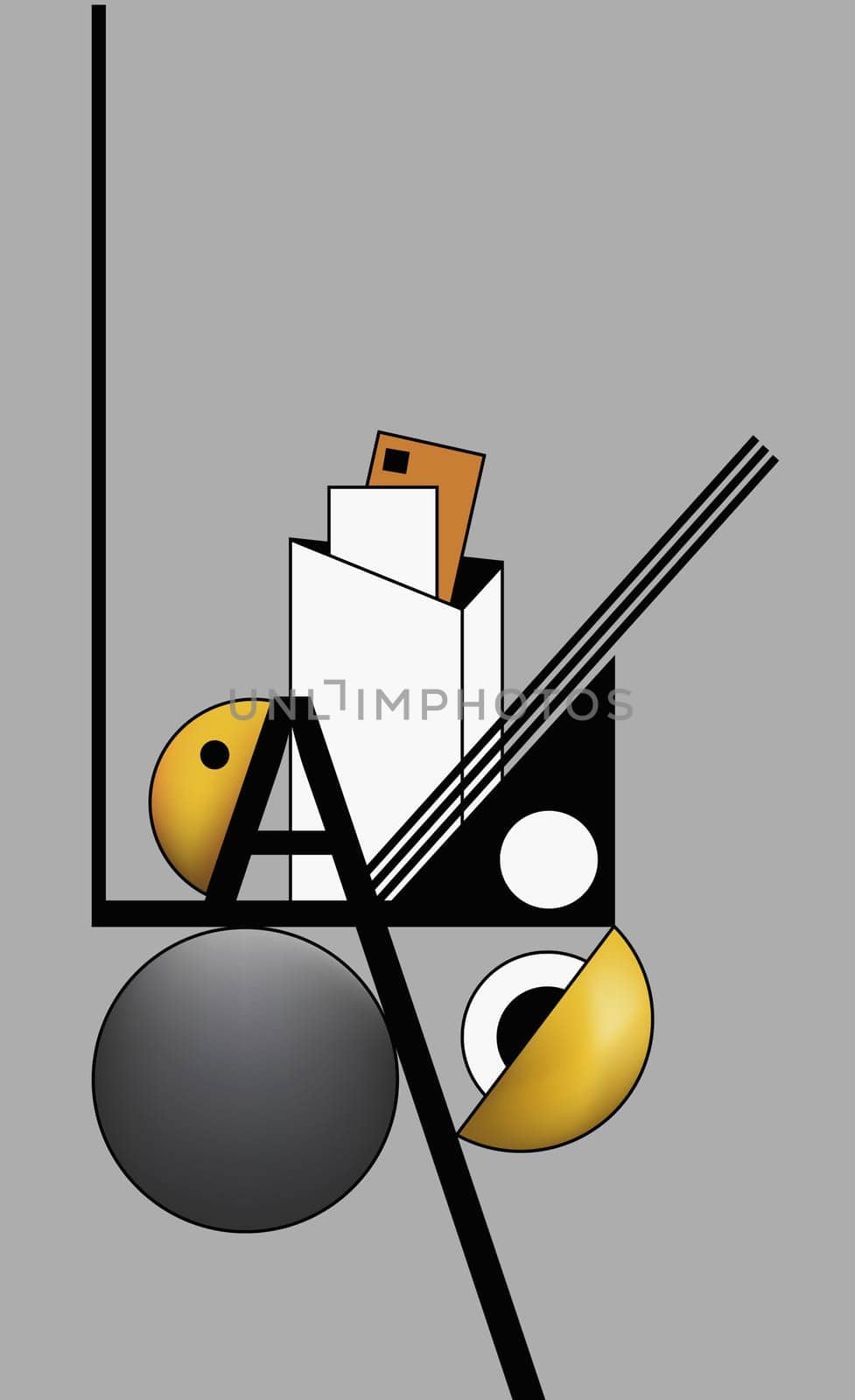 Close-up of geometric shapes
