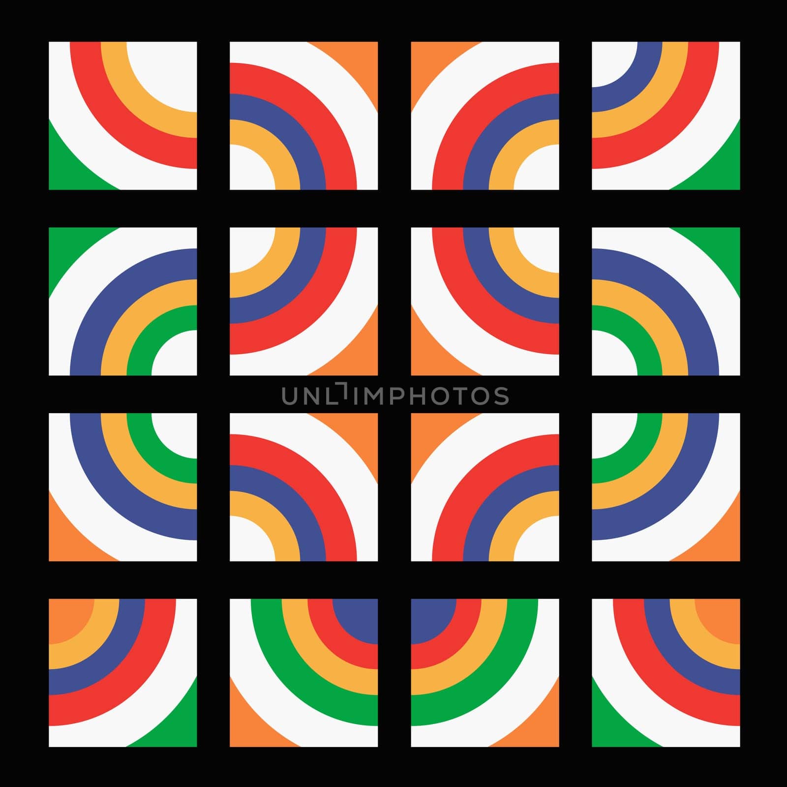 Multi-colored pattern