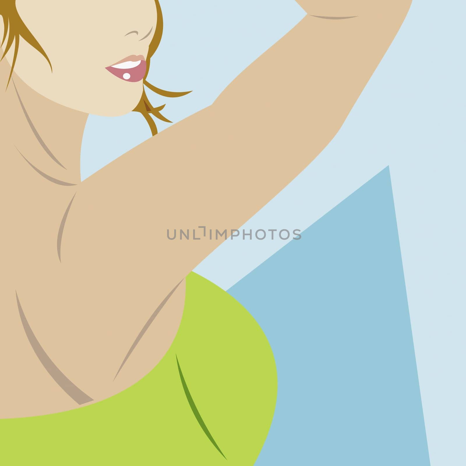 Young woman posing