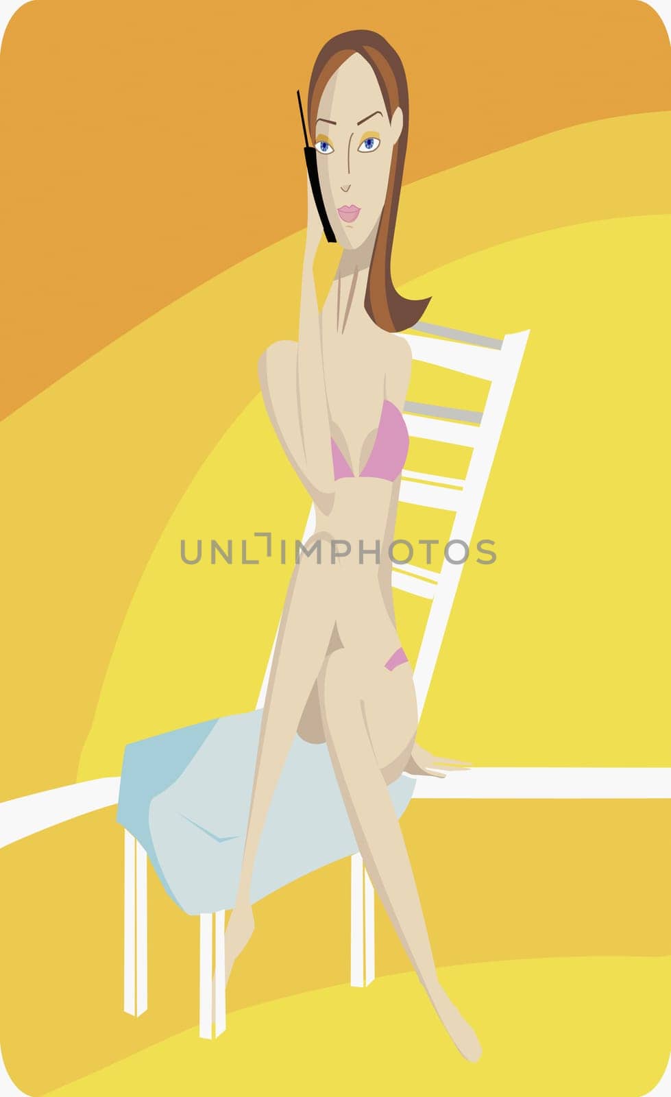 Young woman talking on a mobile phone