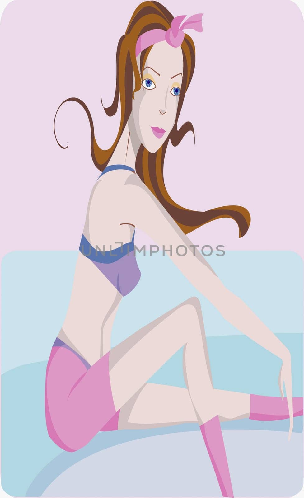 Young woman posing