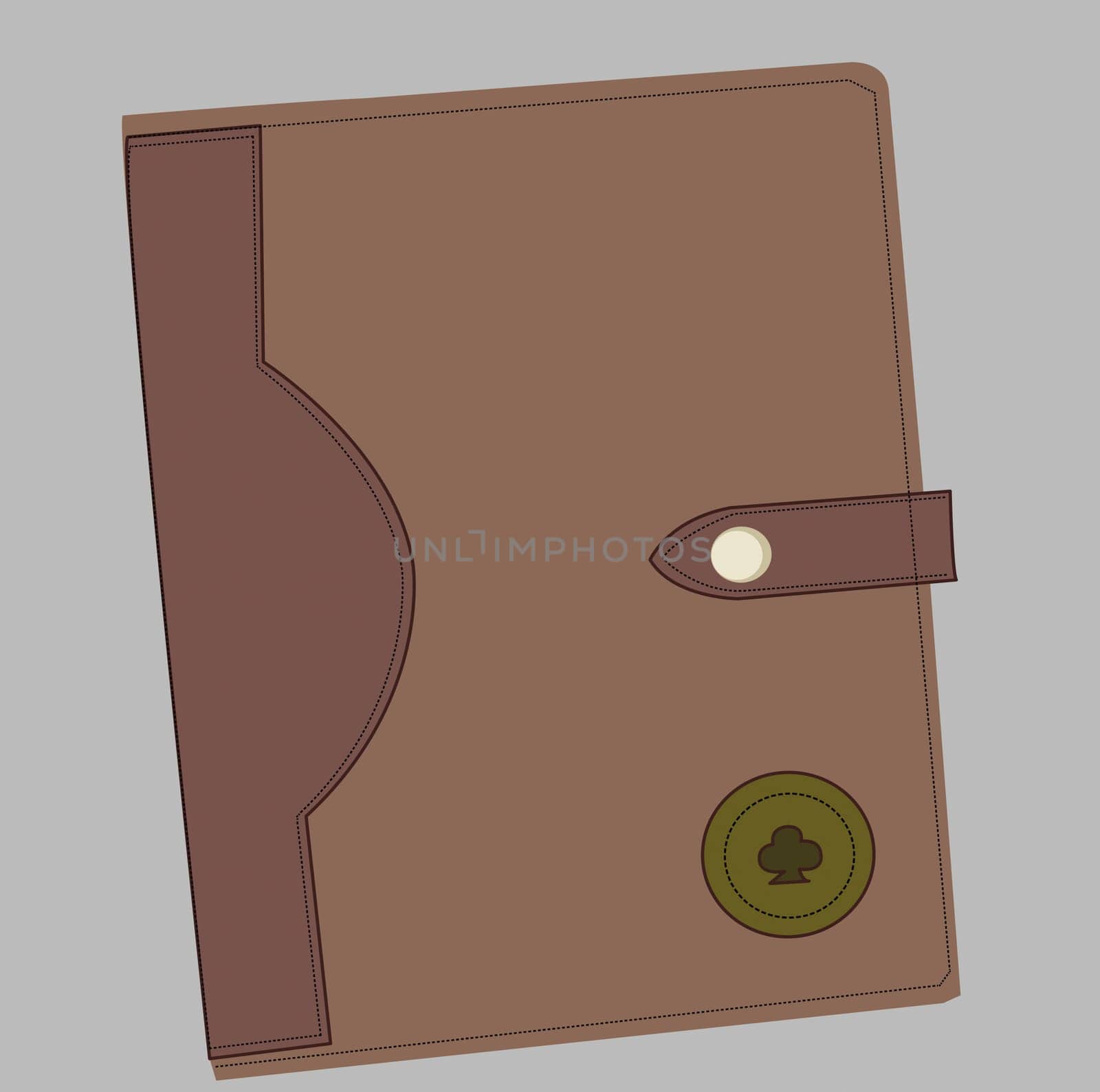 Close-up of a diary organizer