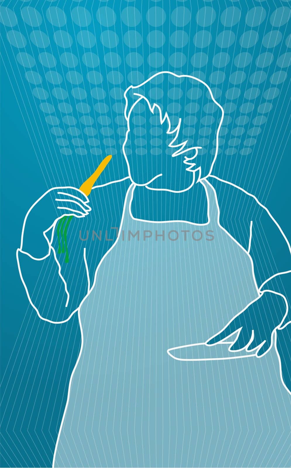 Woman eating a carrot