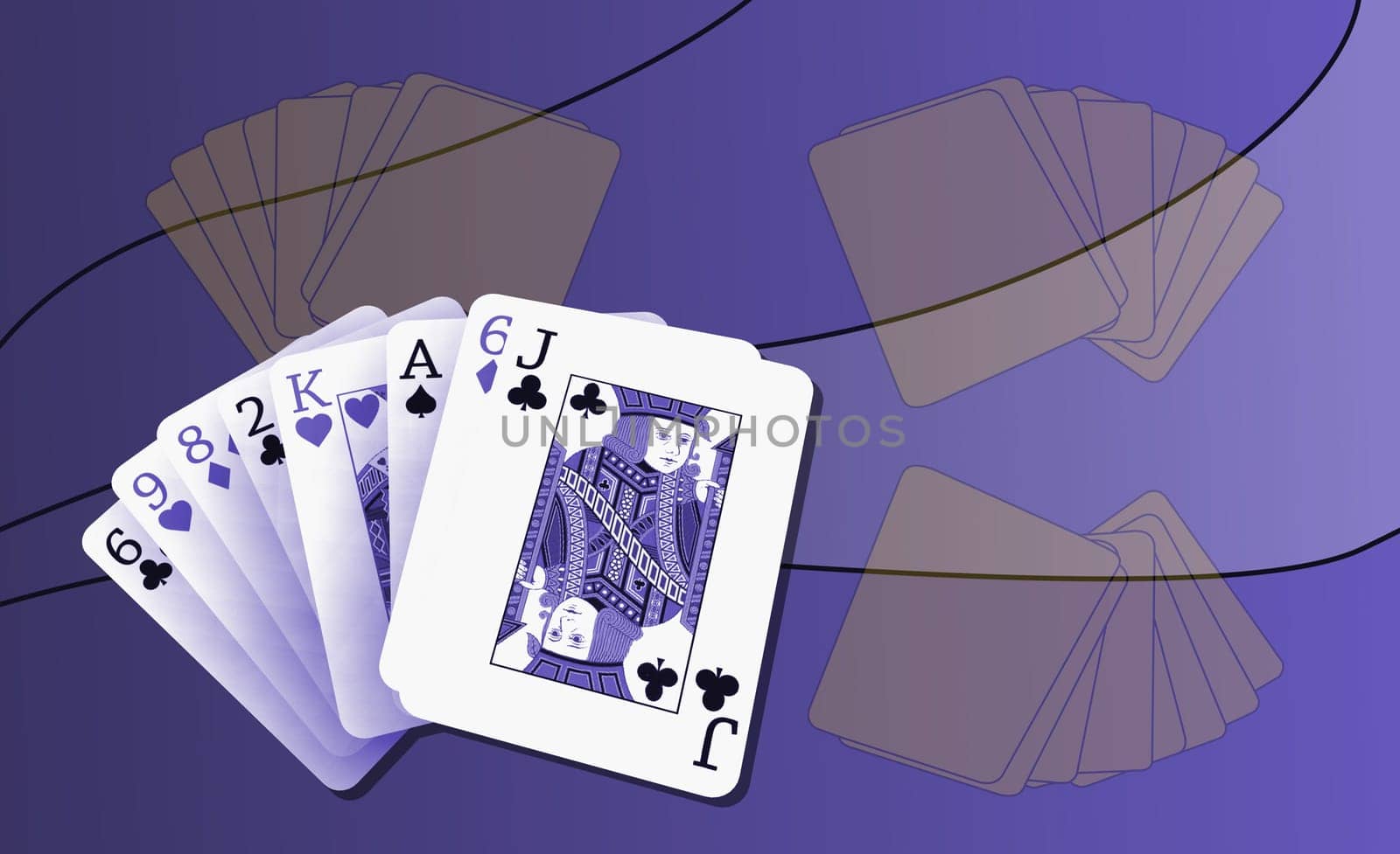 Close-up of playing cards