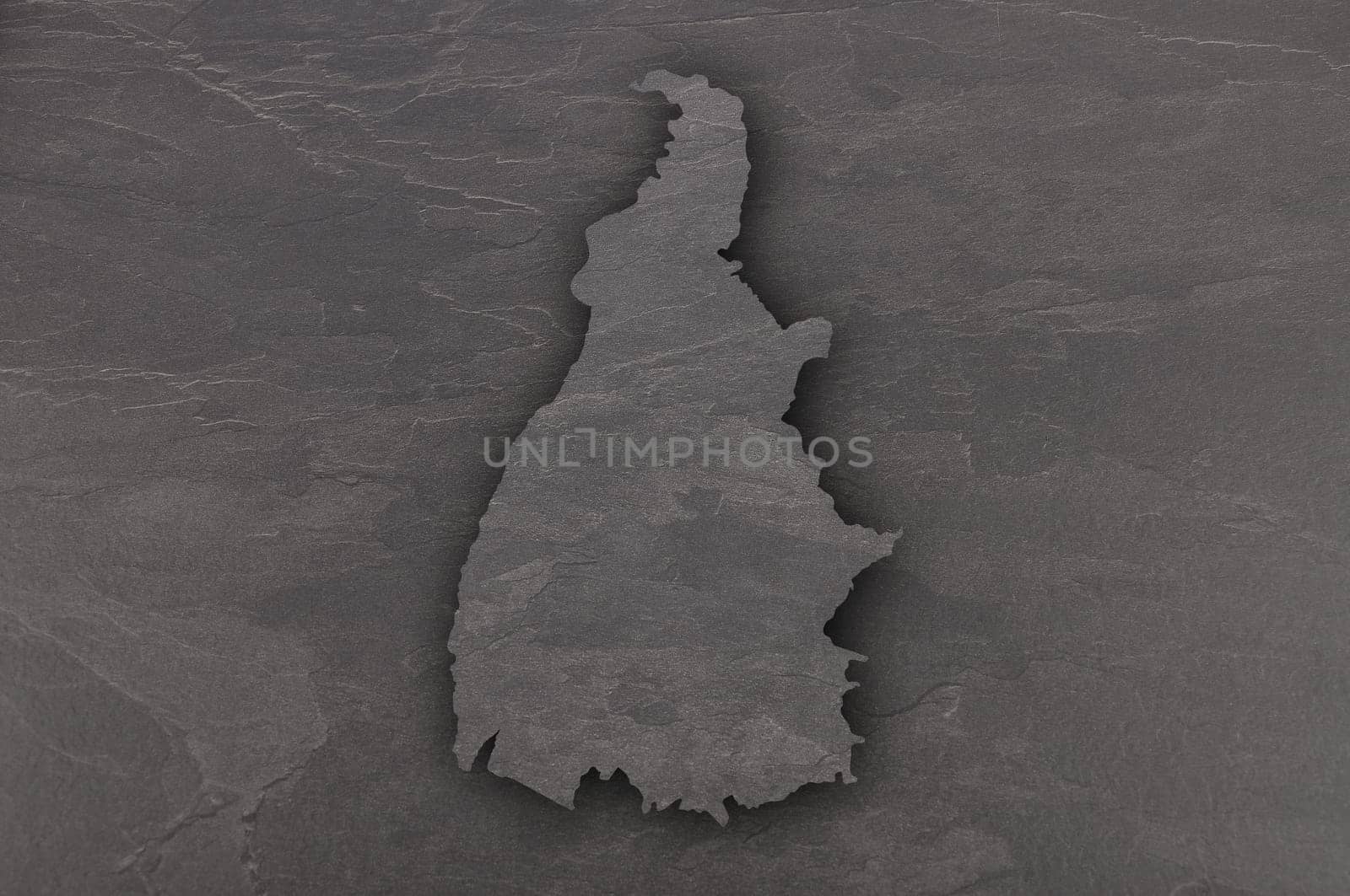 Map of Tocantins on dark slate