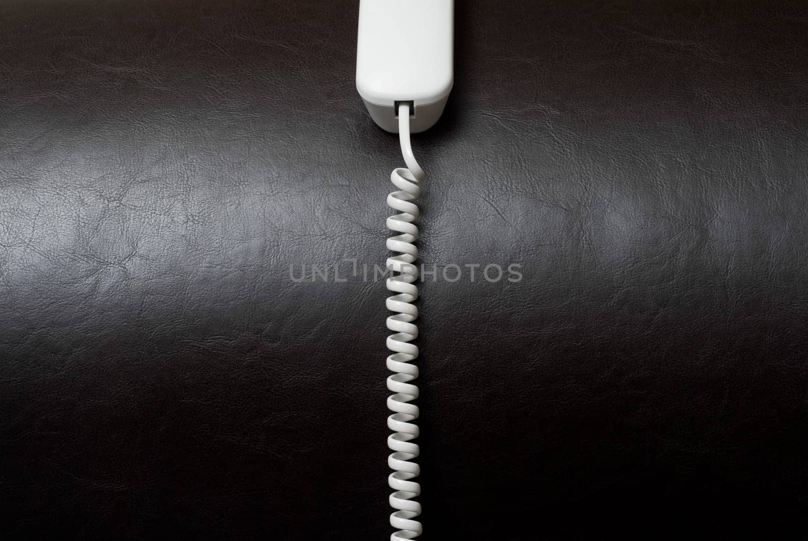 Close_up of a telephone receiver