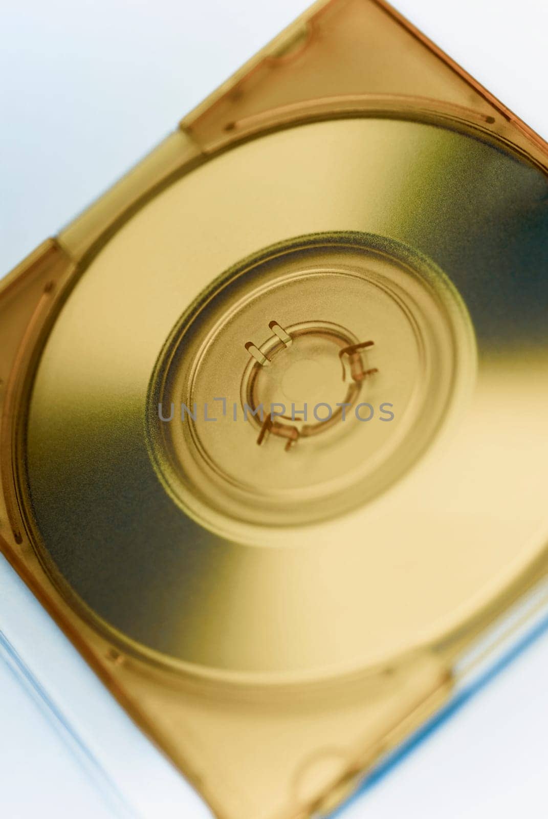 Close_up of a compact disc