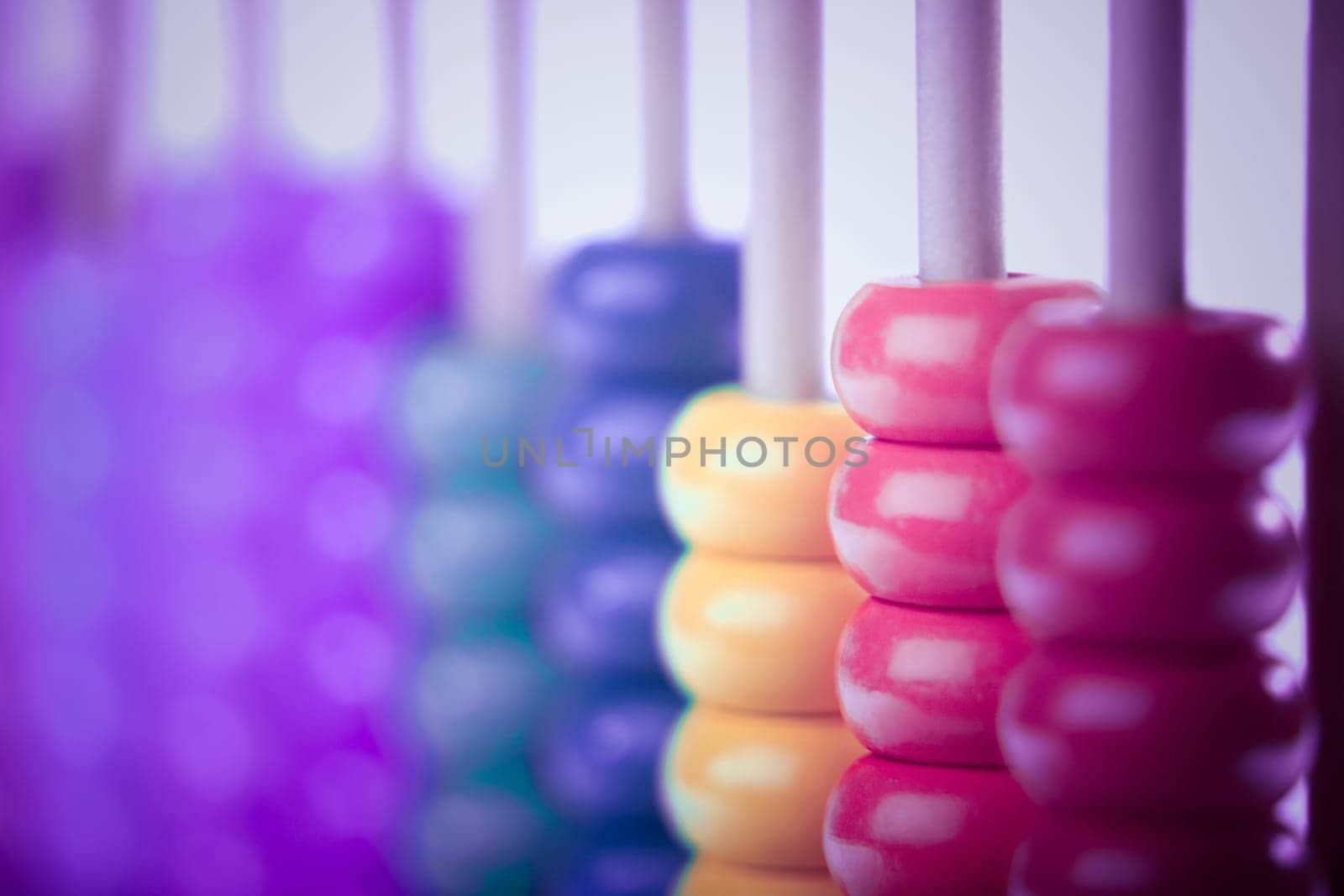 Close_up of an abacus