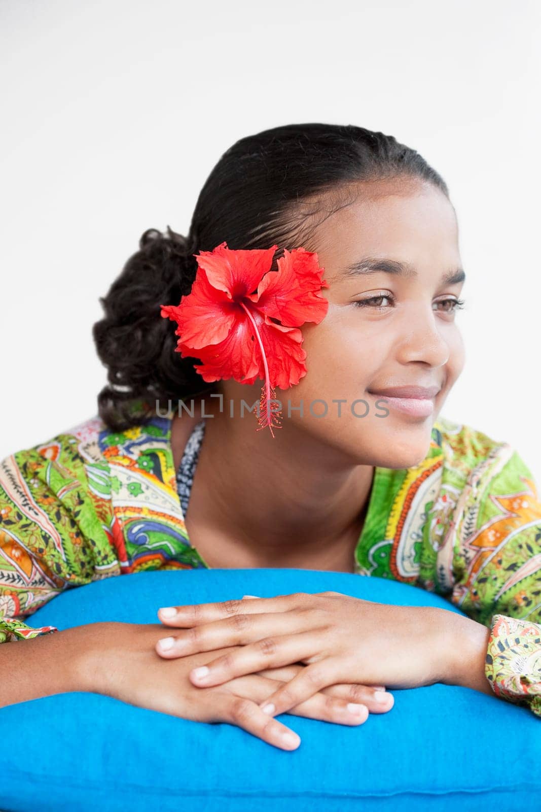 Close_up of a woman smiling