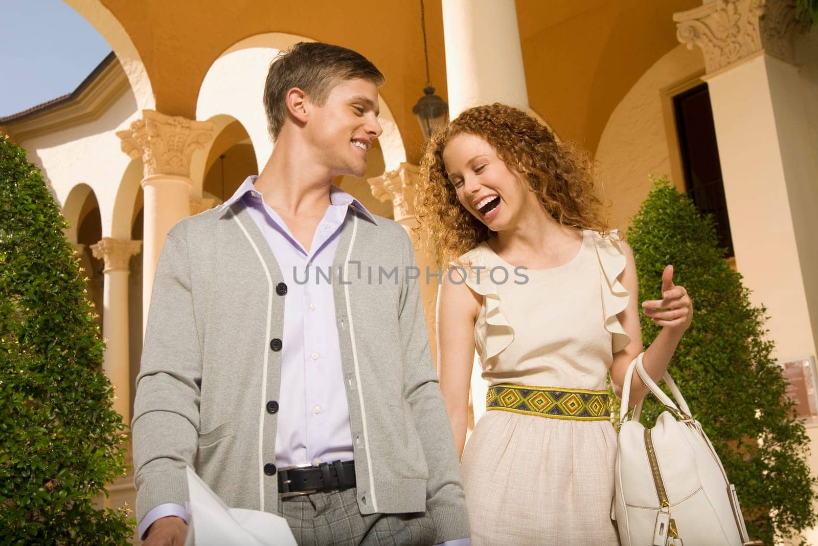 Close_up of a couple smiling, Biltmore Hotel, Coral Gables, Florida, USA
