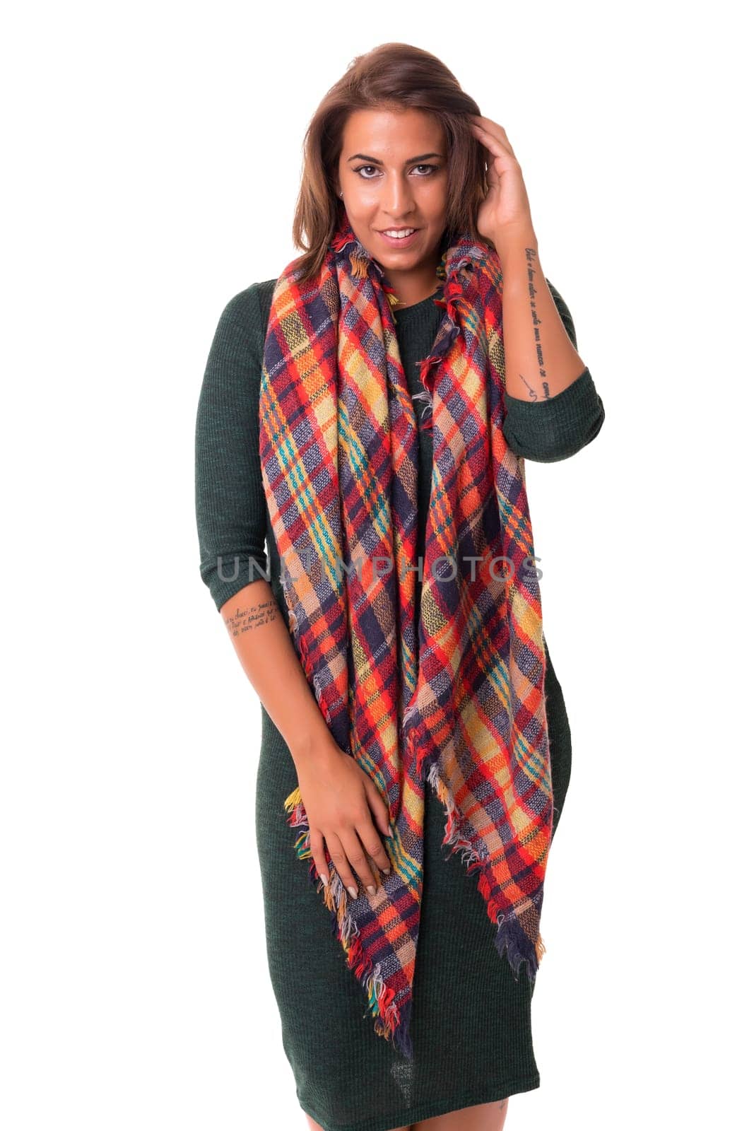 Studio shot of a beautiful african woman