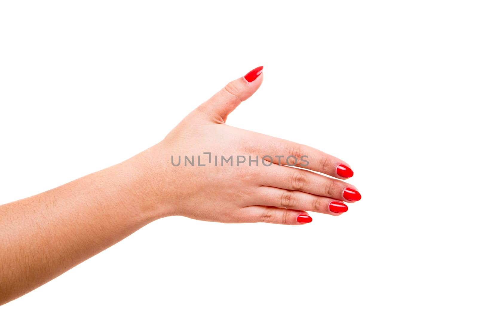 An extended hand ready for a handshake