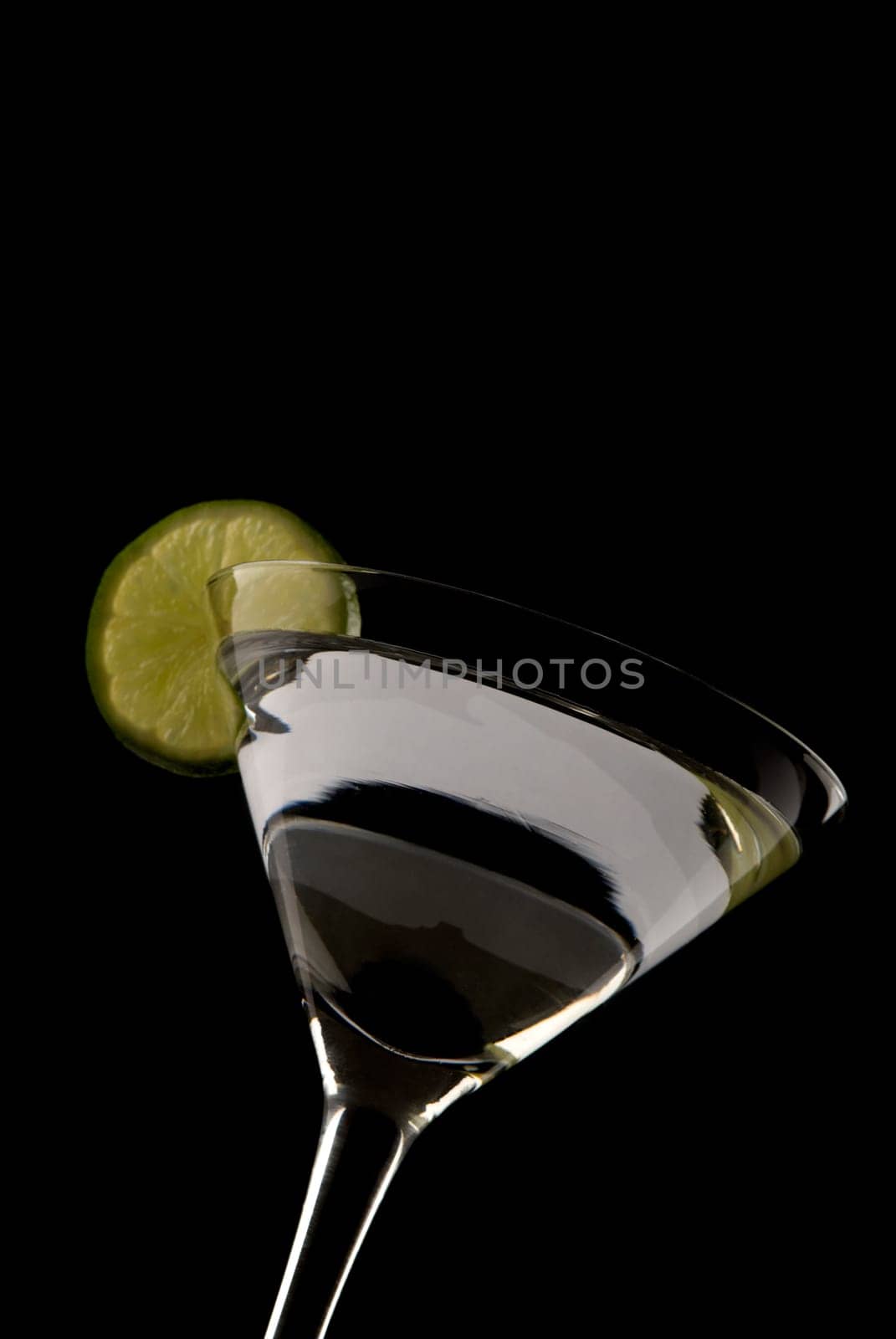 Close_up of a martini glass