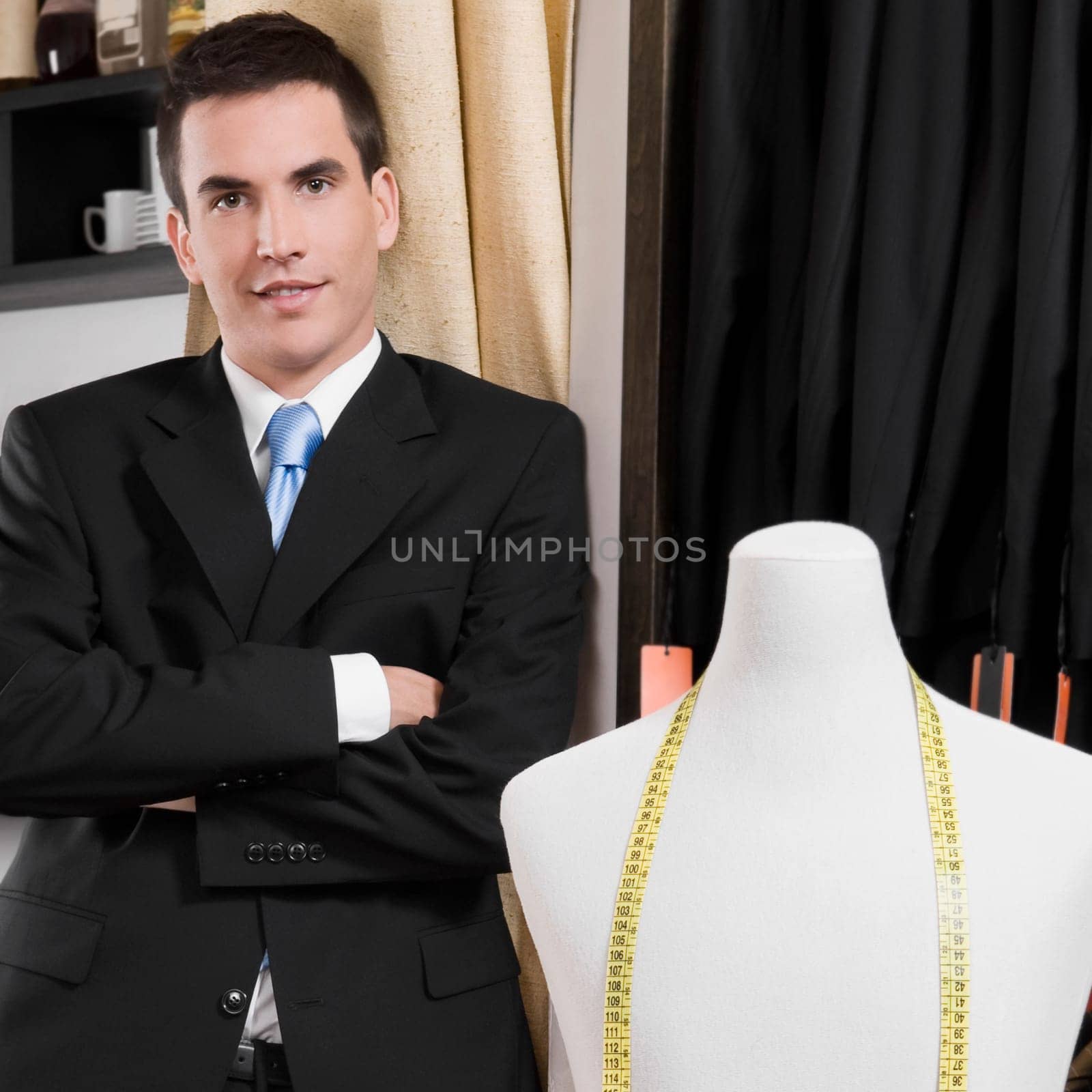 Customer in a clothing store