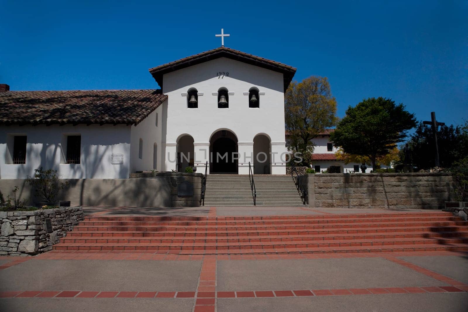 Facade of a church, Mission San Luis Obispo De Tolosa, San Luis Obispo, California, USA