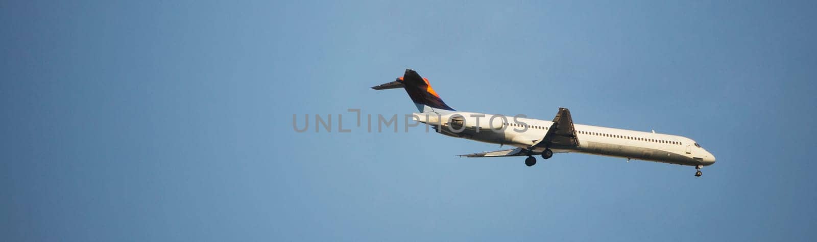 Airplane in the sky