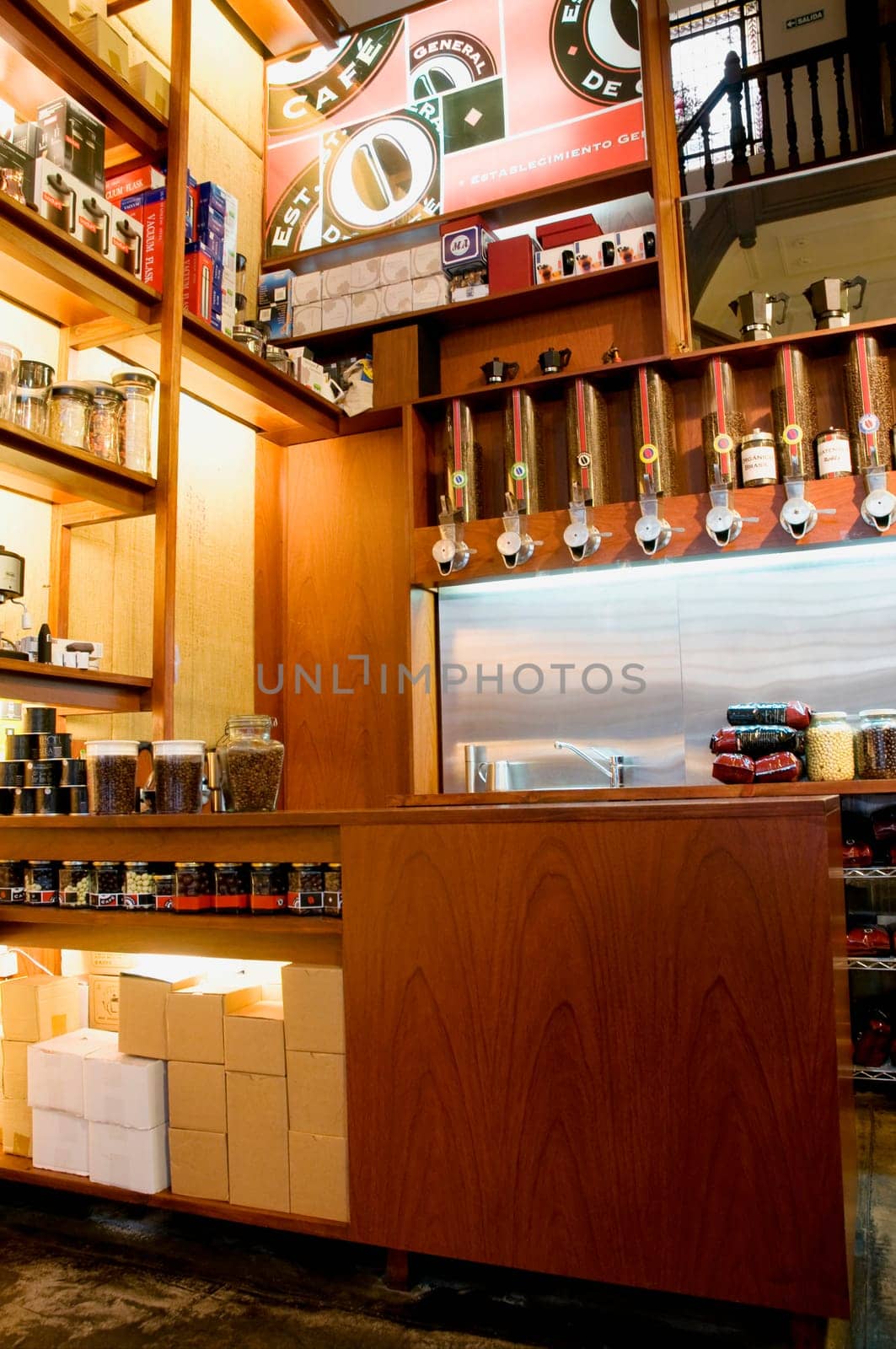 Interiors of a cafe kitchen