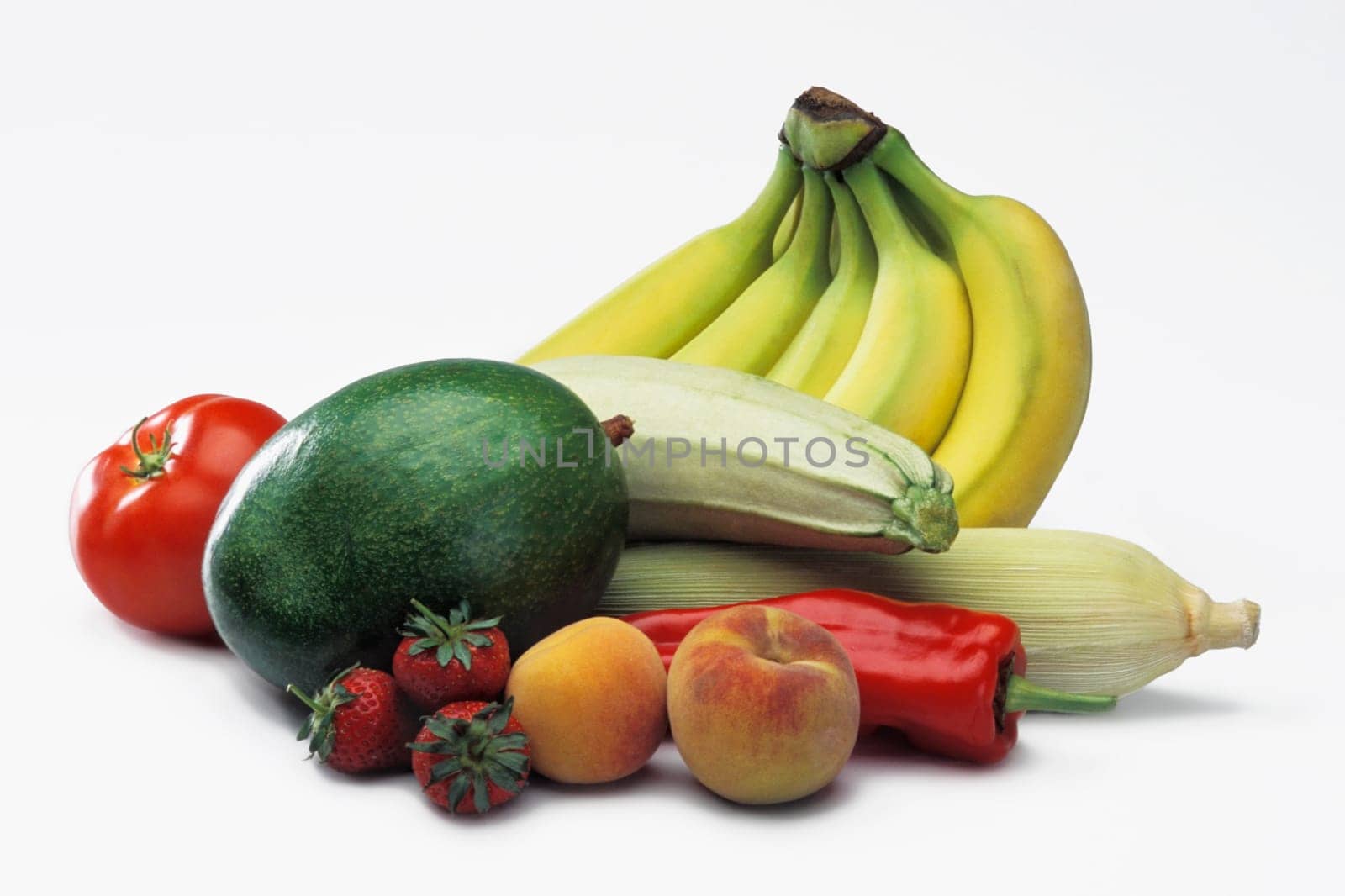 Close_up of fruits with vegetables