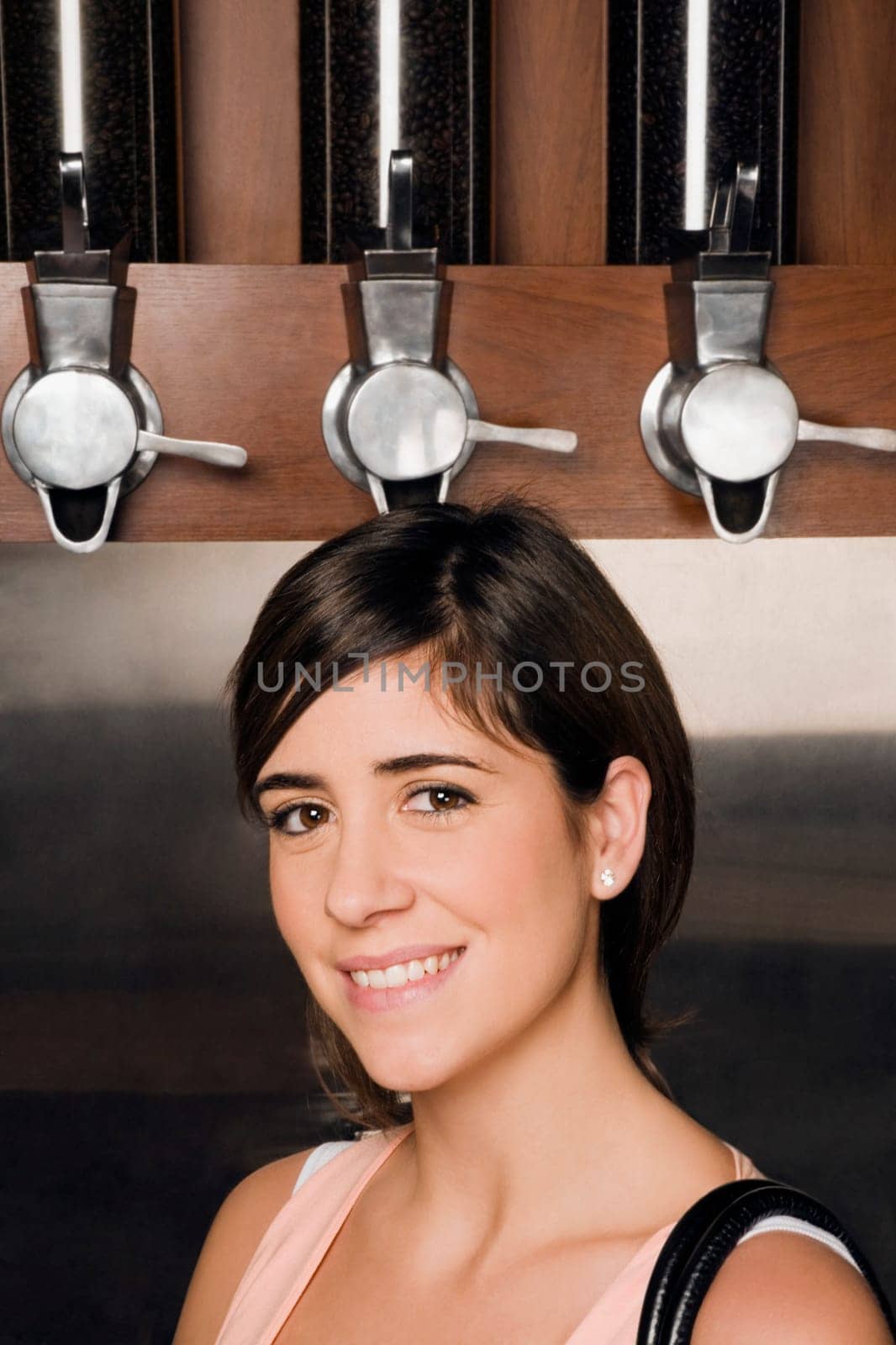 Portrait of a young woman smiling