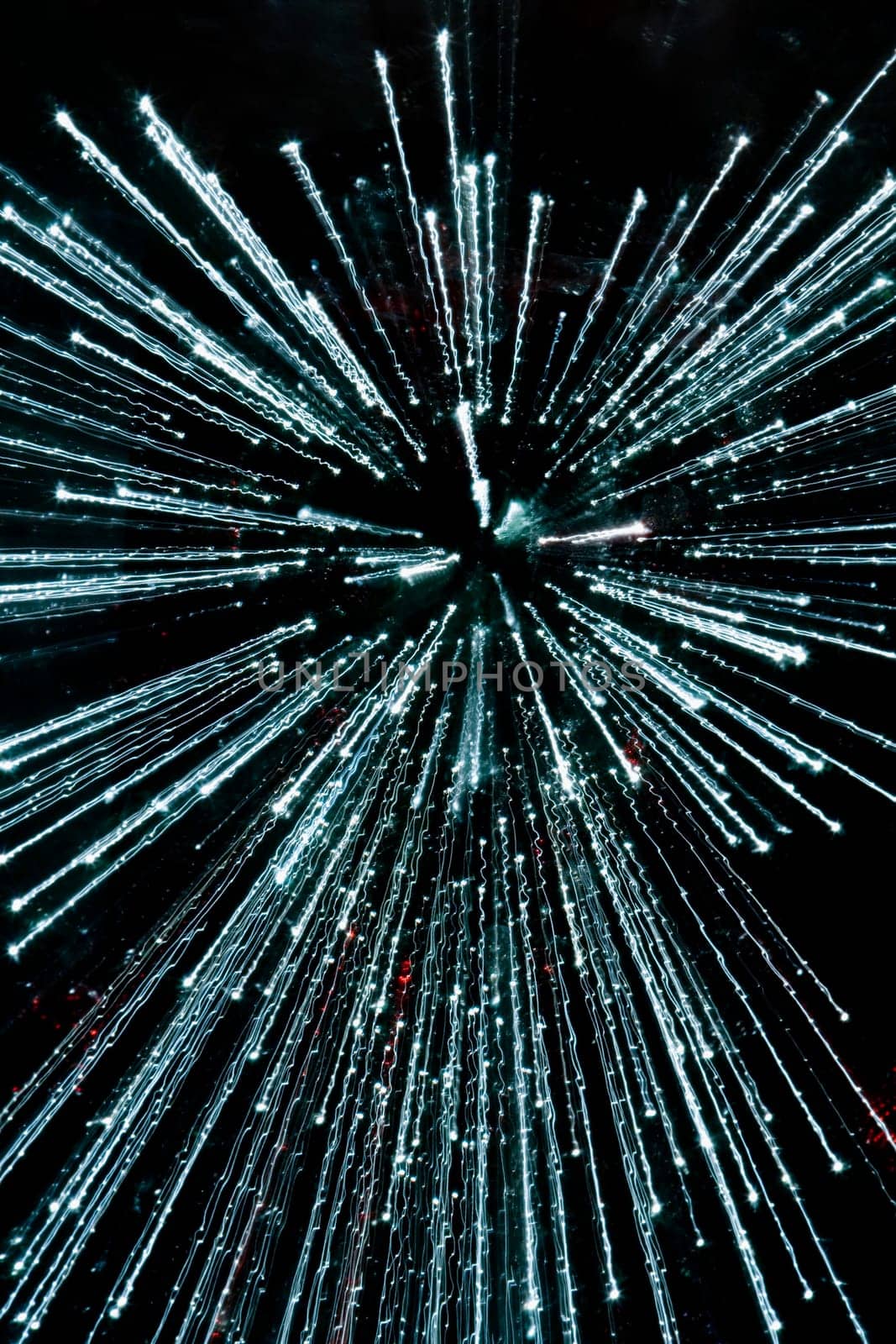 Close_up of fiber optic cables