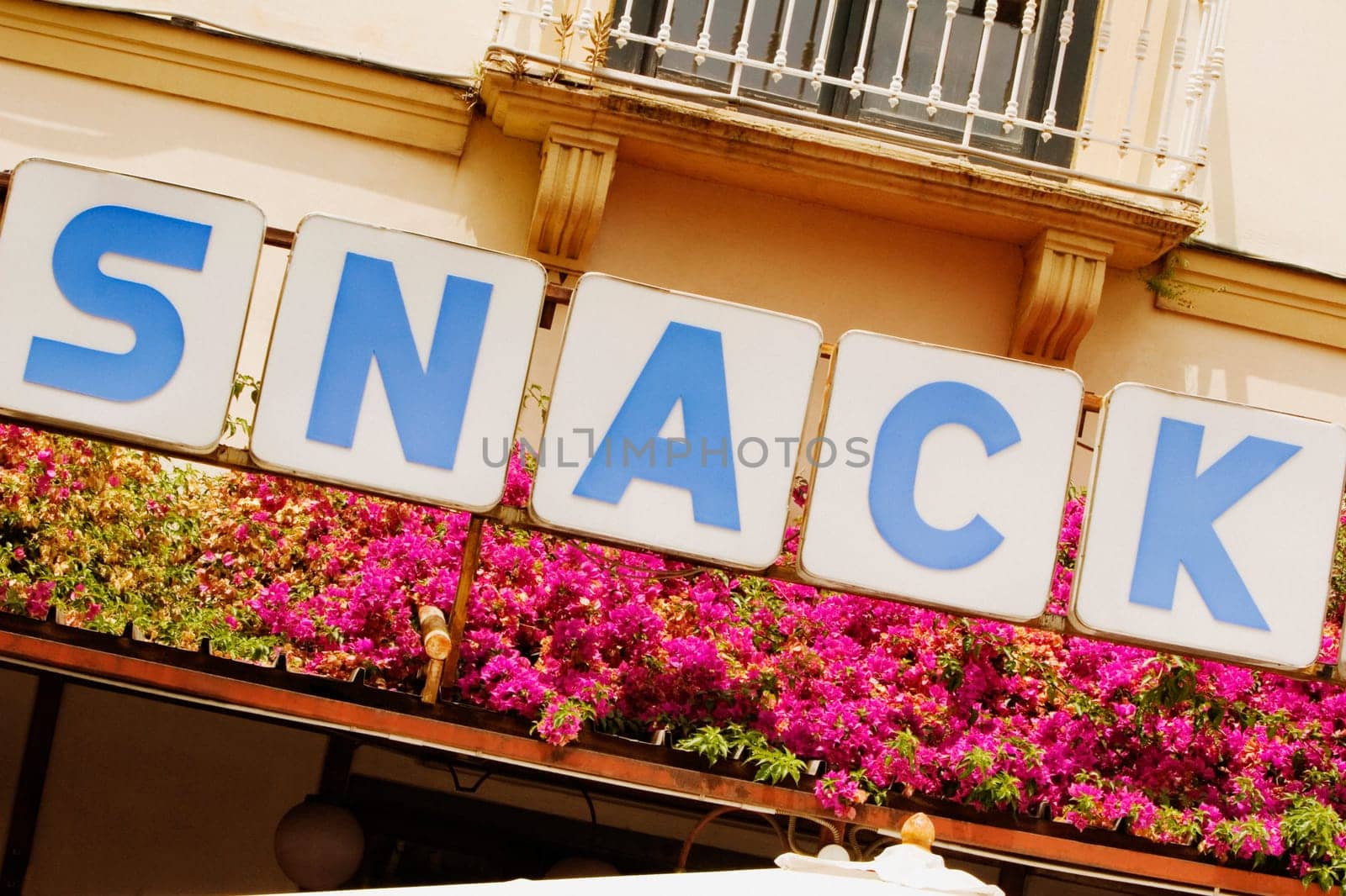 Low angle view of a restaurant sign, Sorrento, Naples Province, Campania, Italy