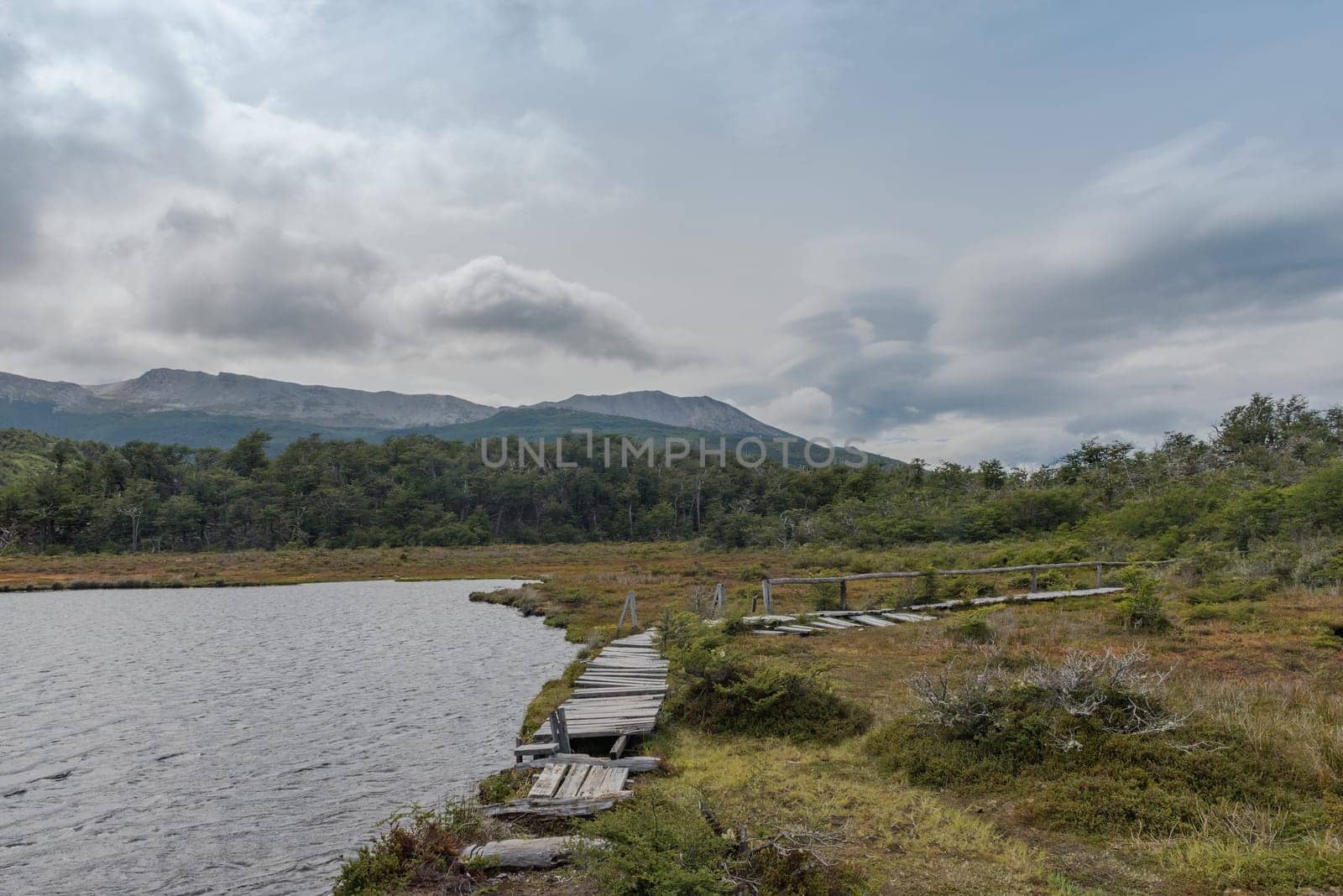Landscape of the Tierra del Fuego National Park, Argentina