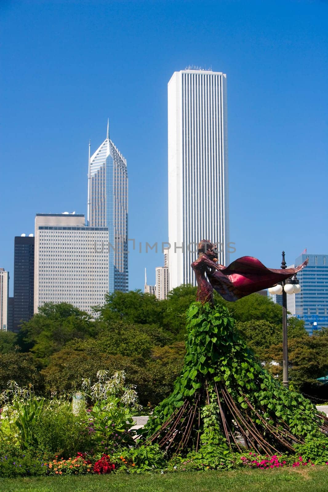 Buildings in a city, Congress Plaza, Chicago, Illinois, USA