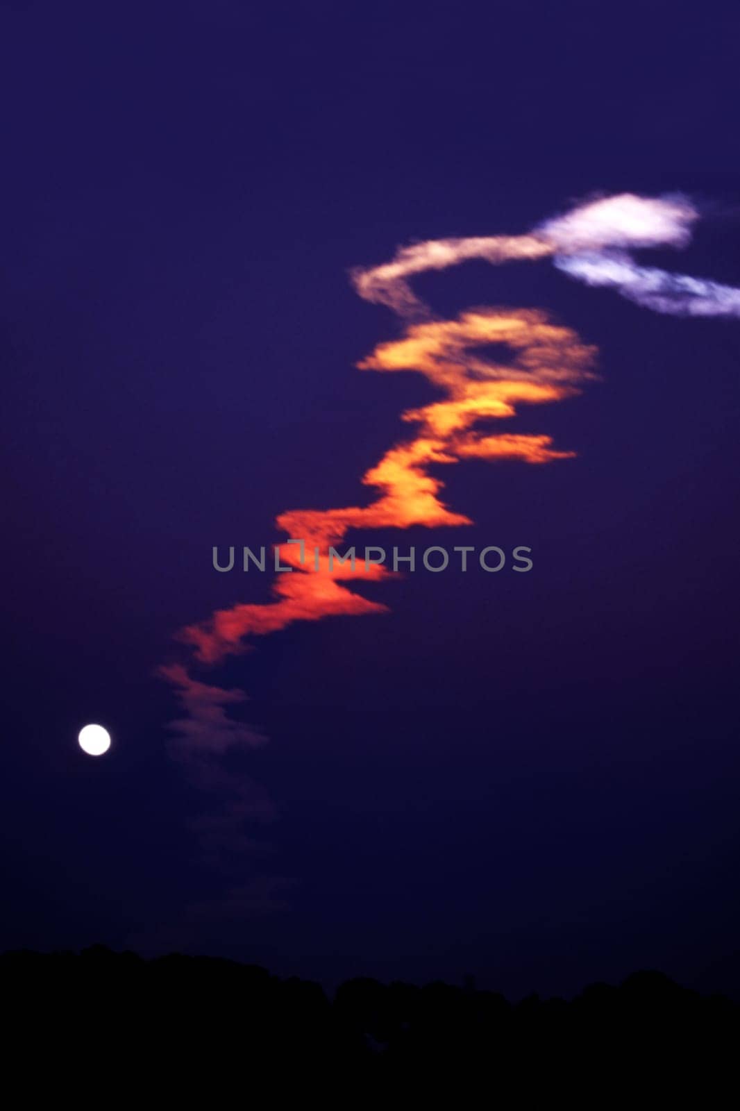 Aurora borealis in the sky
