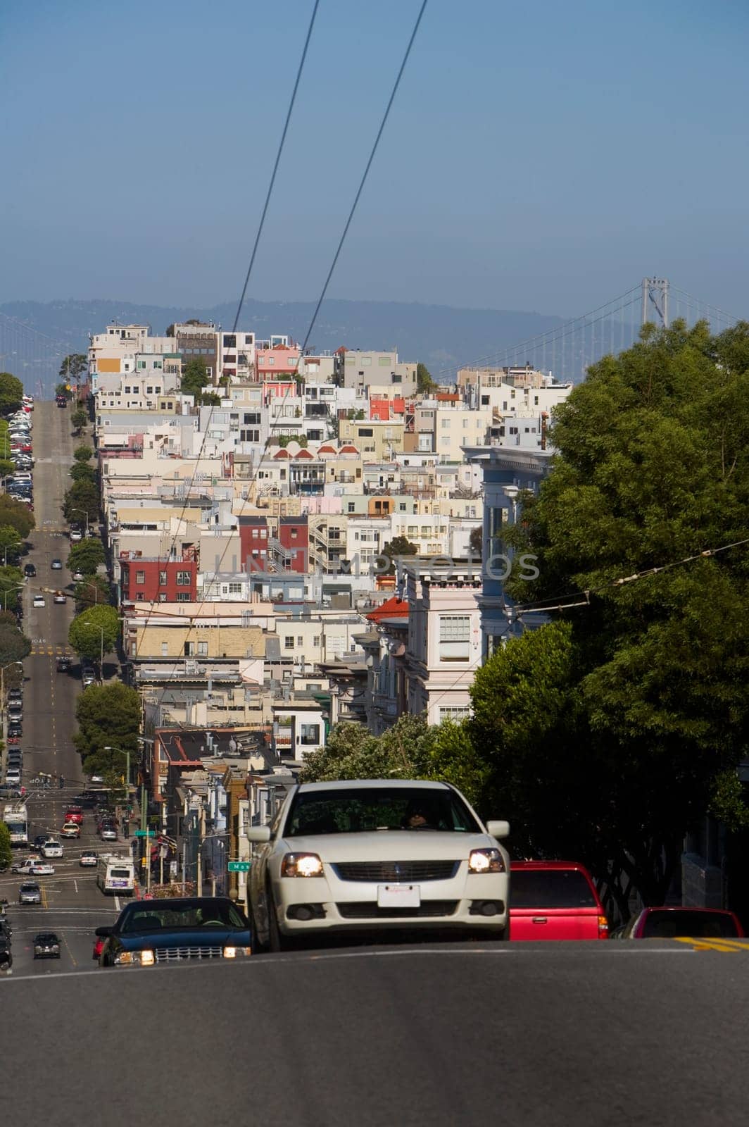 Traffic on the road, San Francisco, California, USA