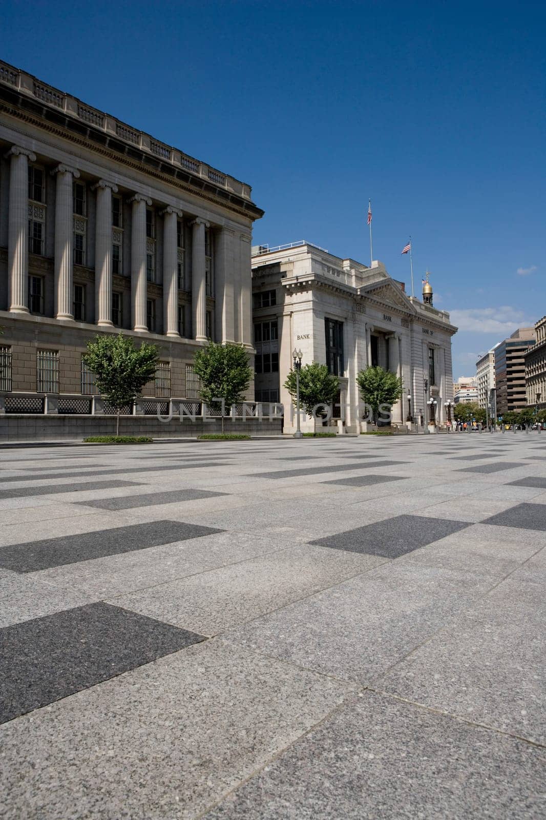 Buildings along the road, Washington DC, USA