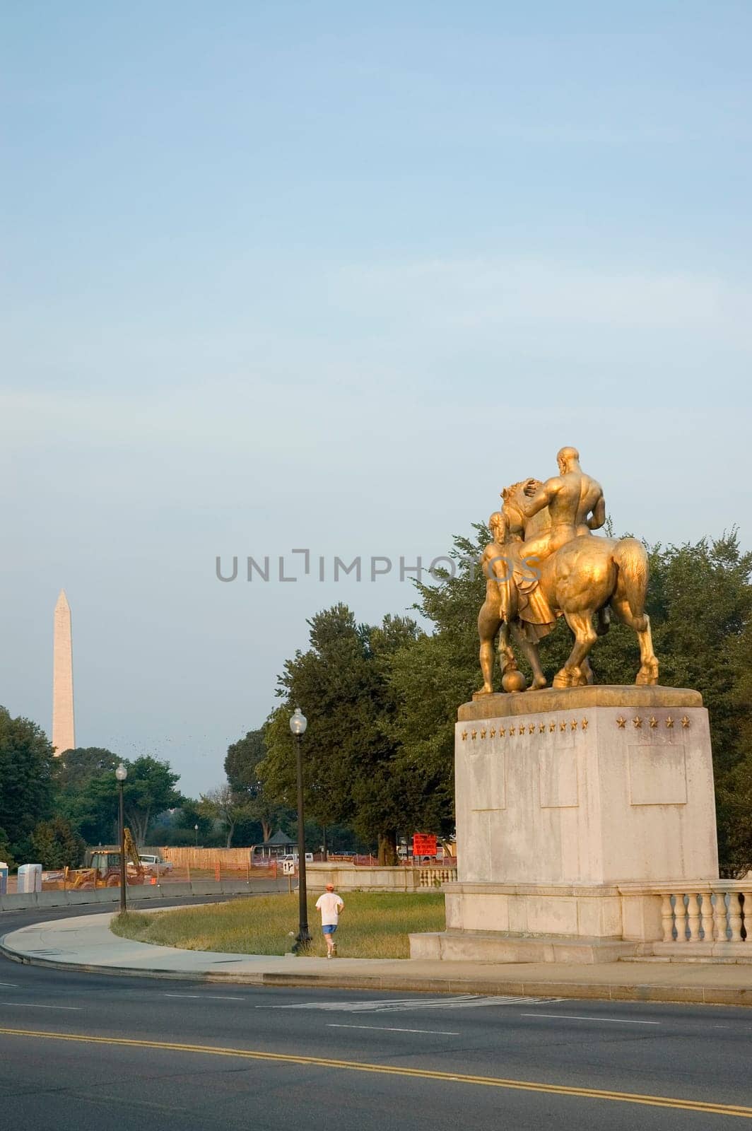 Equestrian statue in a temple, Masonic Temple, Washington DC, USA