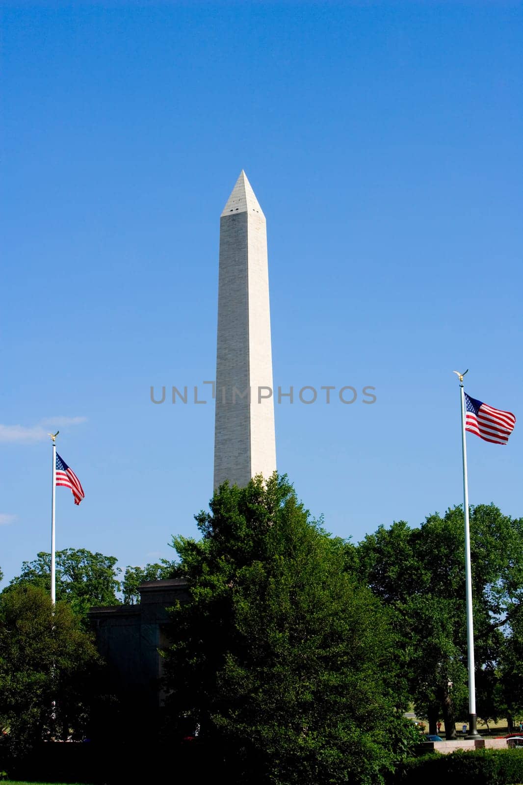 Low angle view of an obelisk, Washington Monument, Washington DC, USA