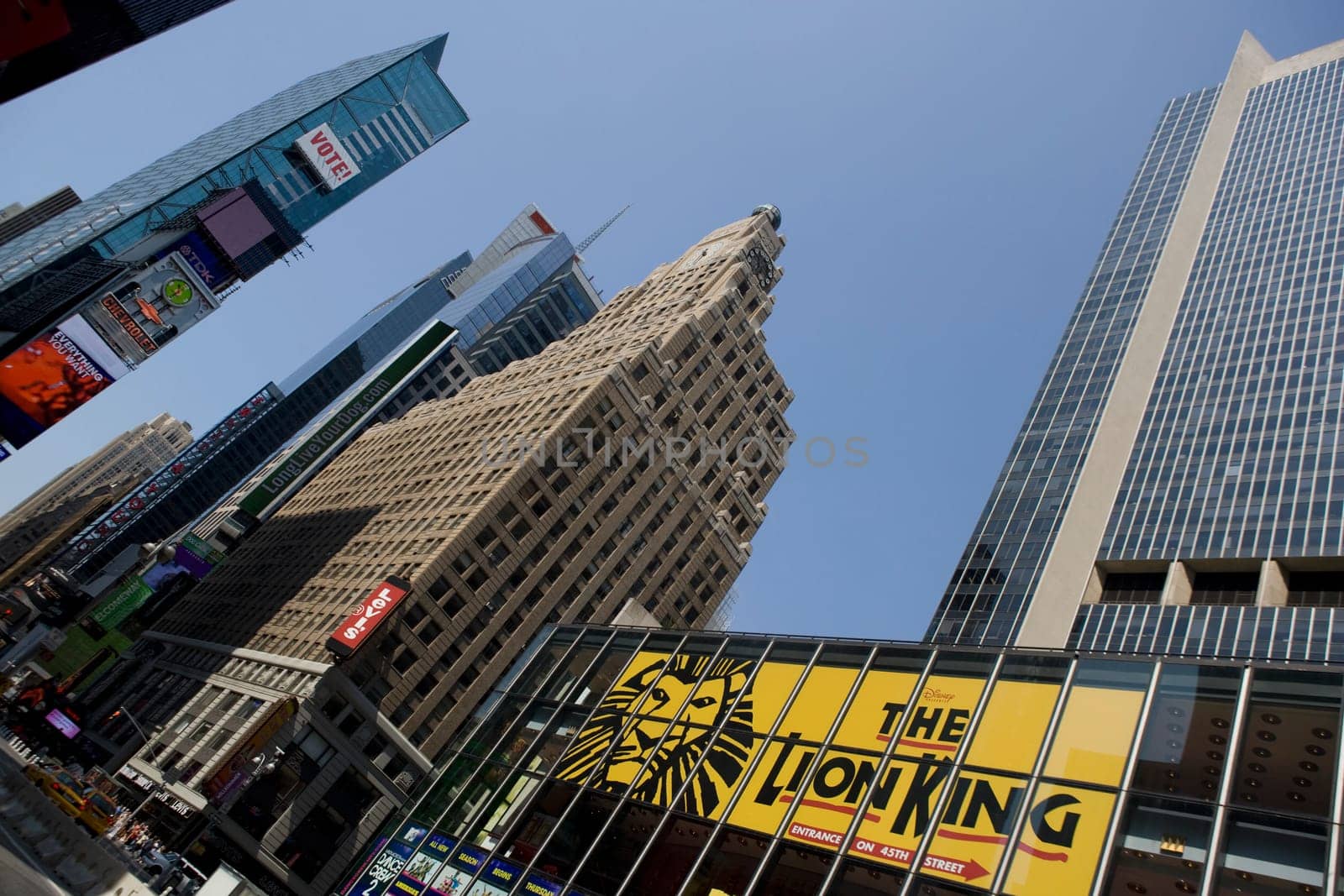 Skyscrapers in a city, Times Square, Manhattan, New York City, New York State, USA