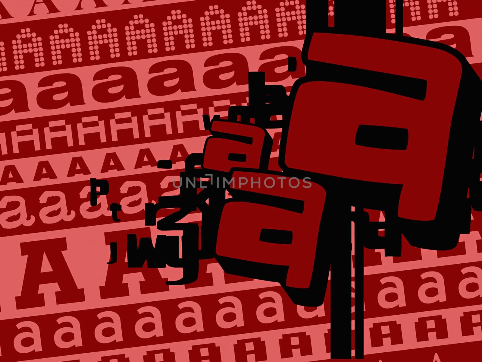 Close-up of alphabets