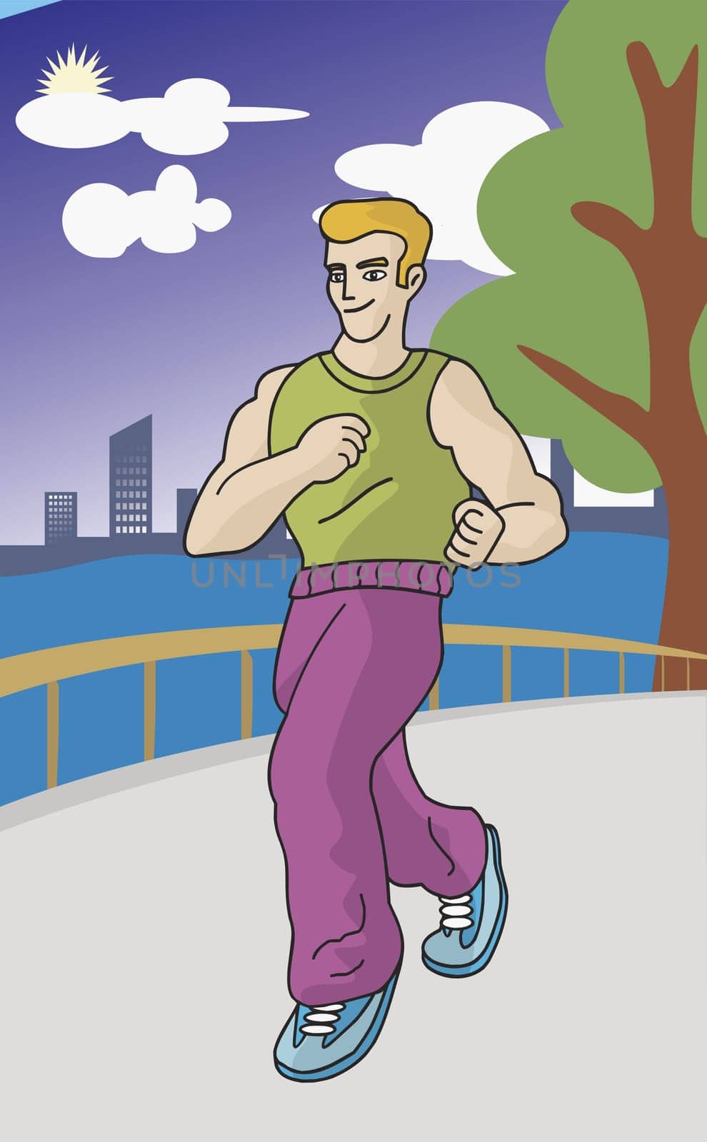 Man running