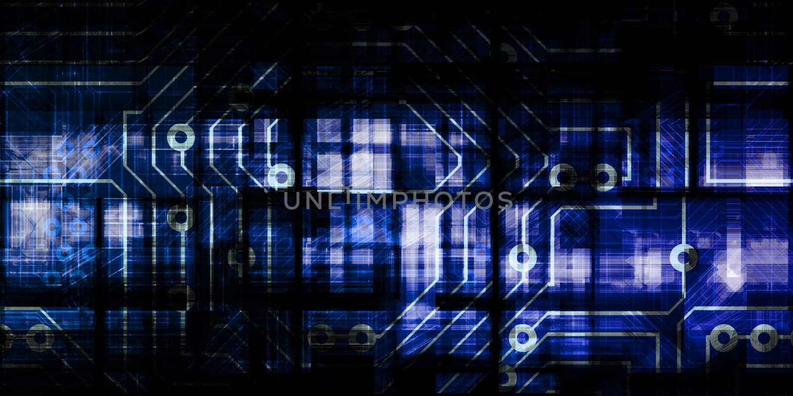 Digital Data on a Abstract Technology Background