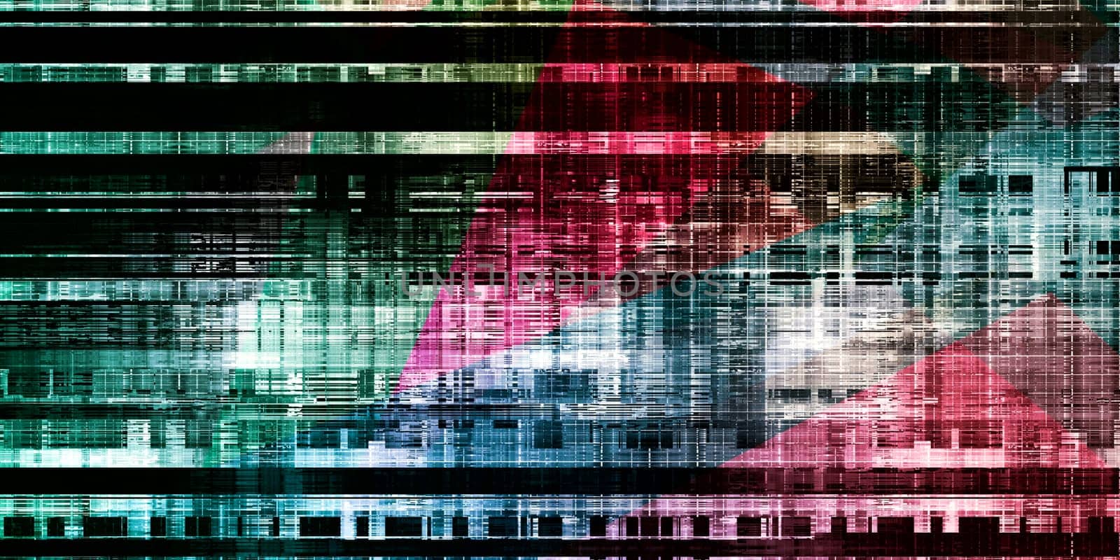 Medical Abstract Background as a Business Theme