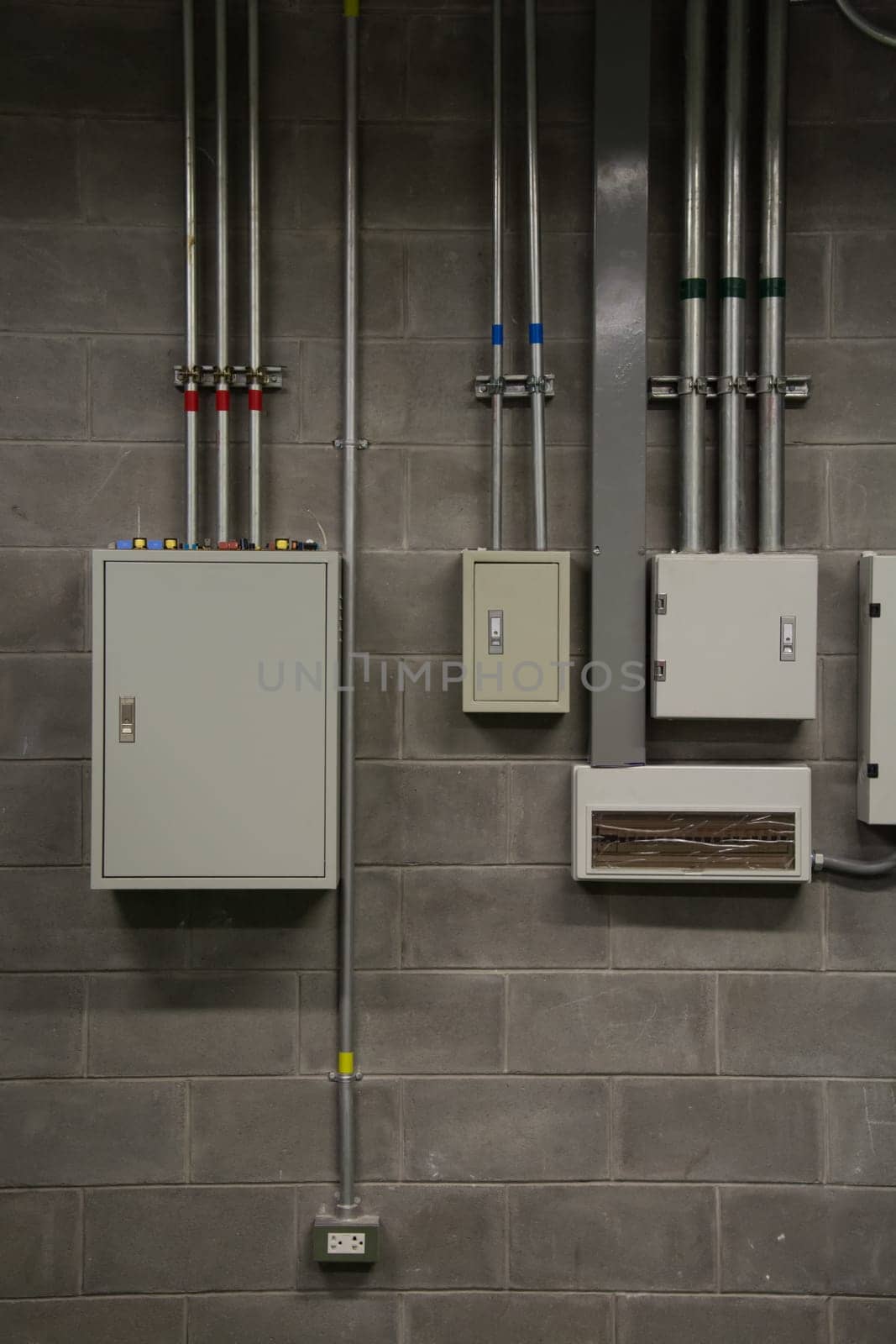 power supply boards on the wall