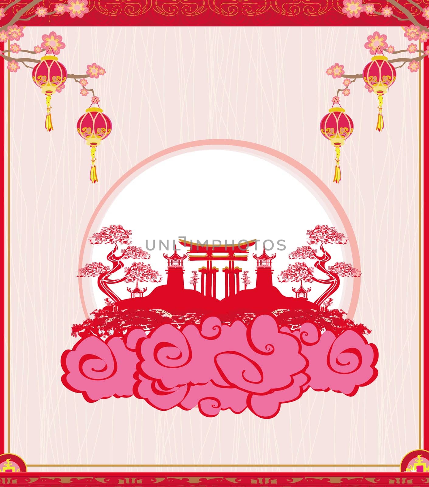 Mid-Autumn Festival for Chinese New Year - card