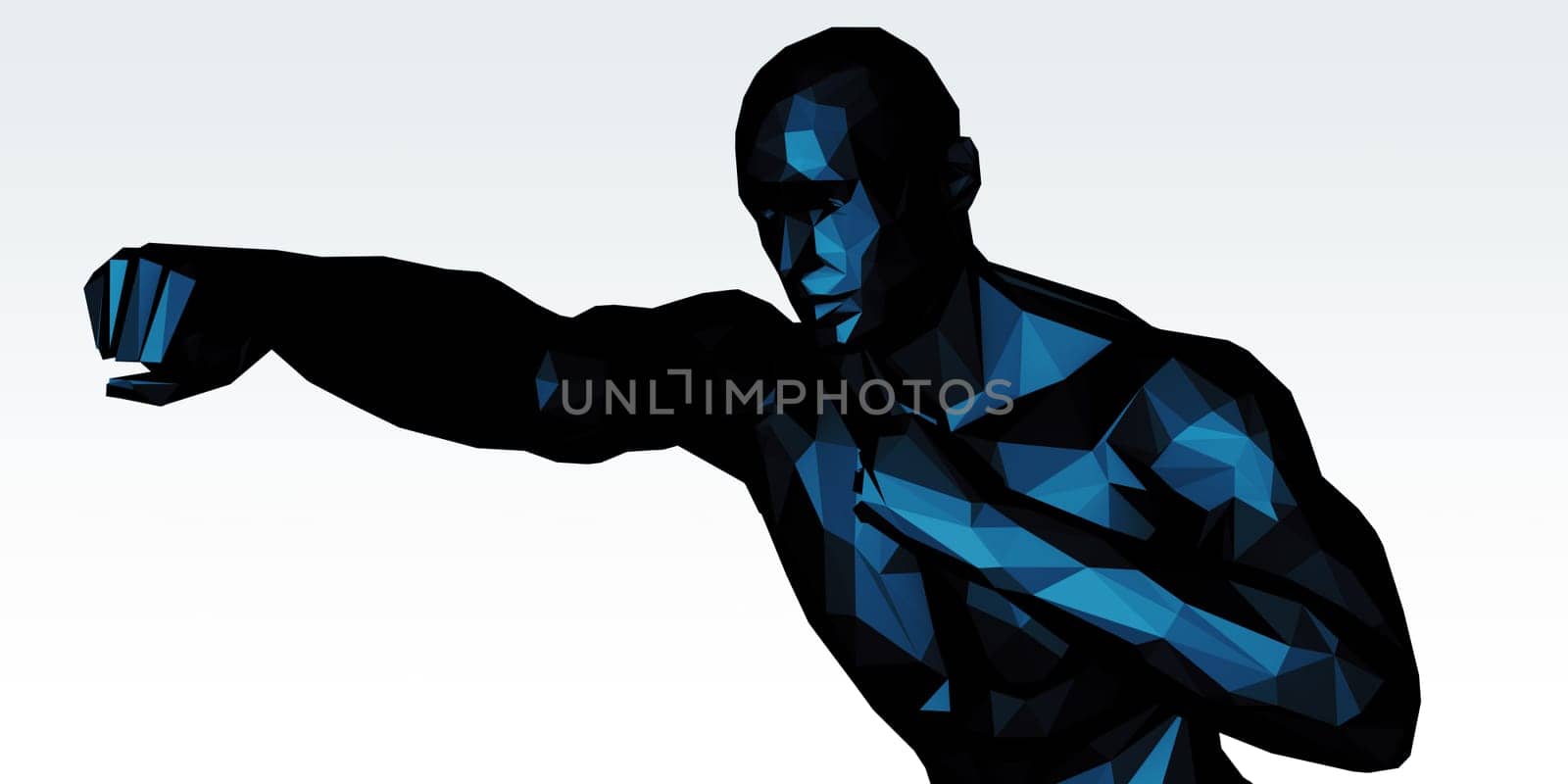 Virtual Fitness Class and Training Online Exercise Concept