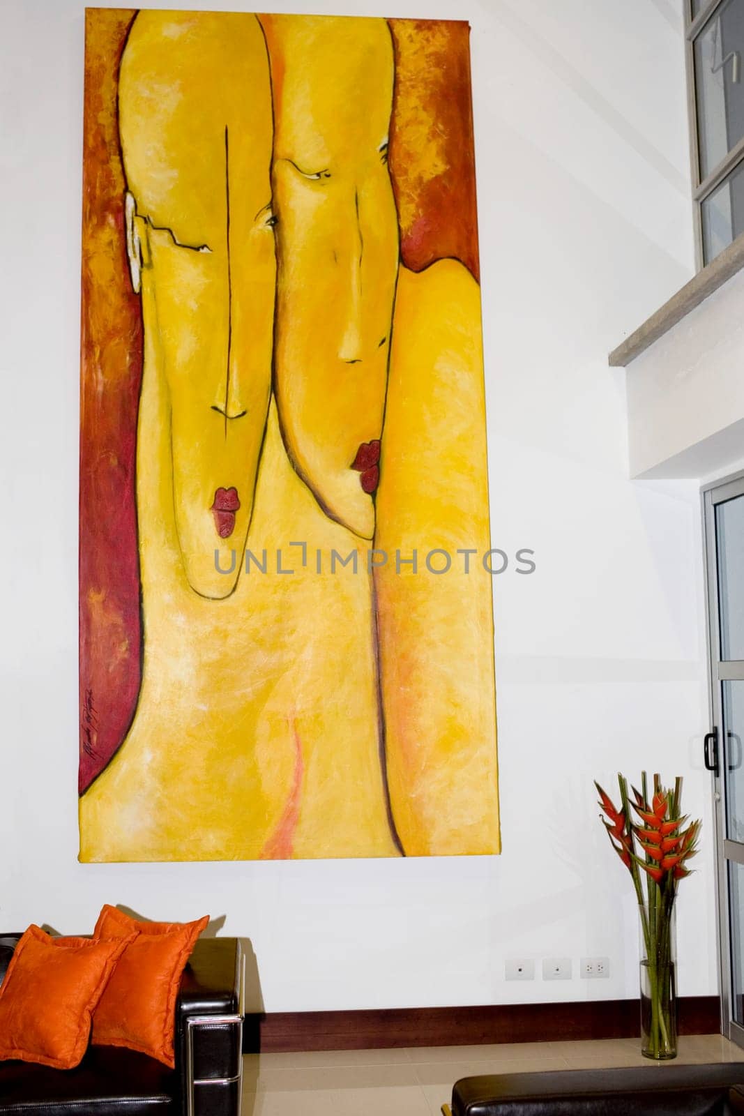 Interiors of a living room