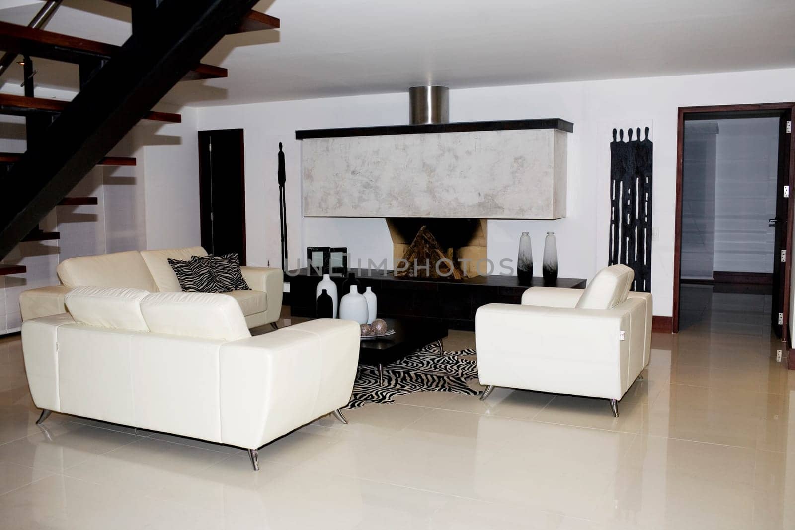 Interiors of a living room