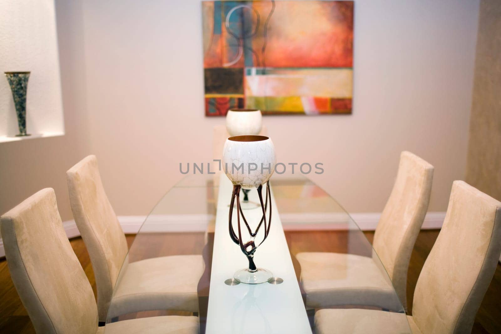 Interiors of a dining room