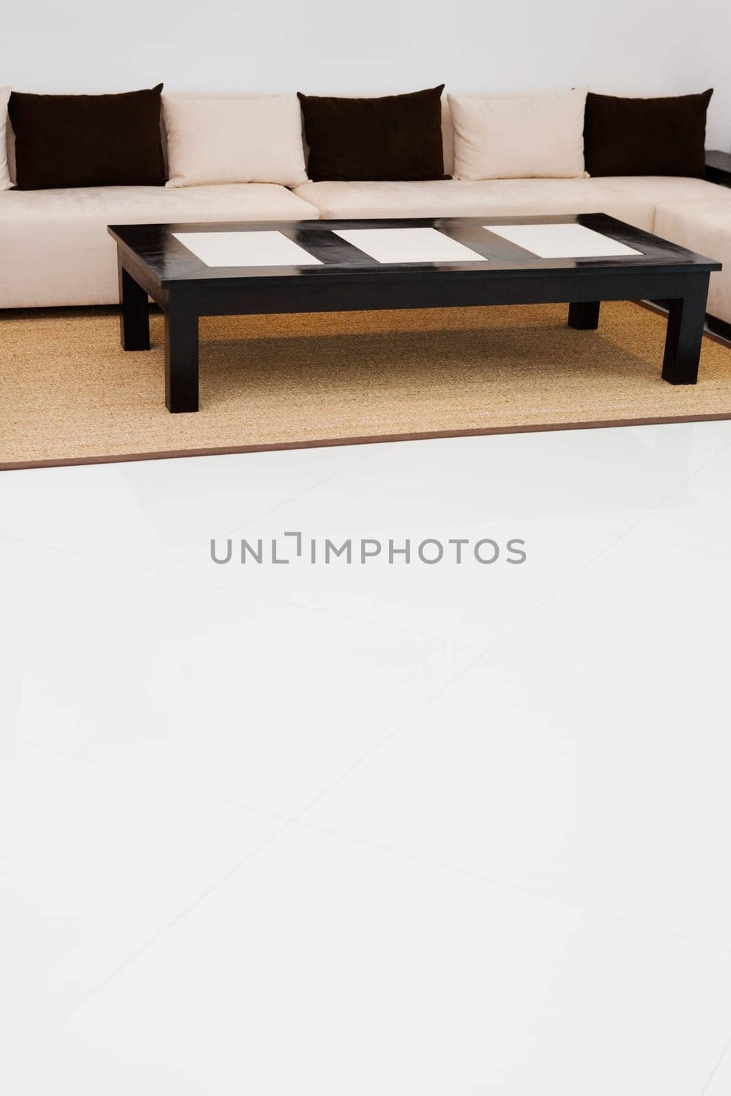 Interiors of a living room