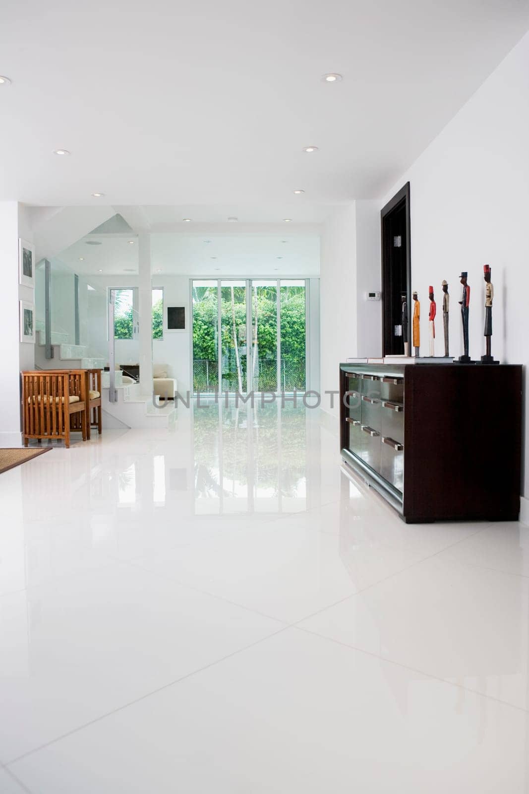 Interiors of a living room