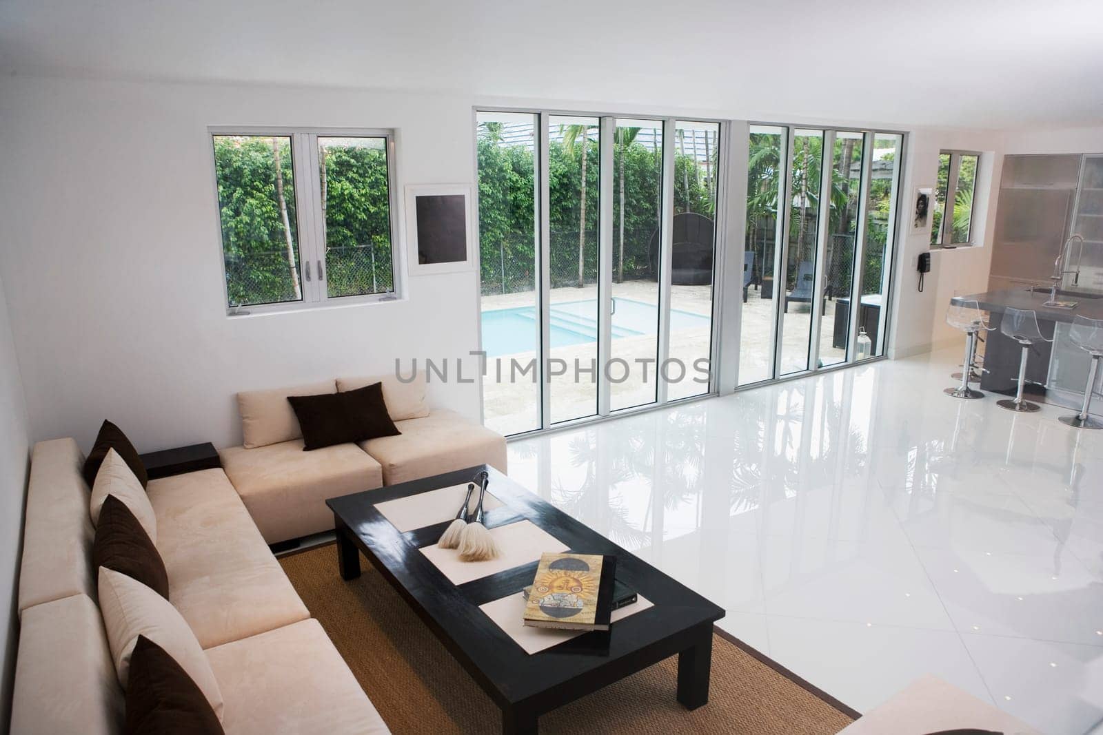 Interiors of a living room