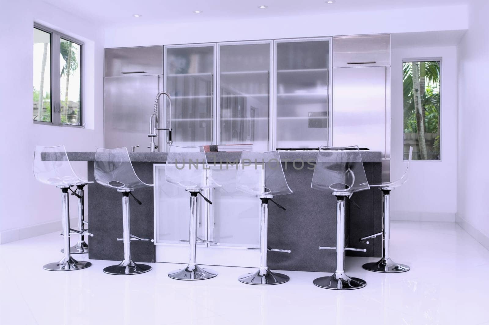 Kitchen in a studio apartment