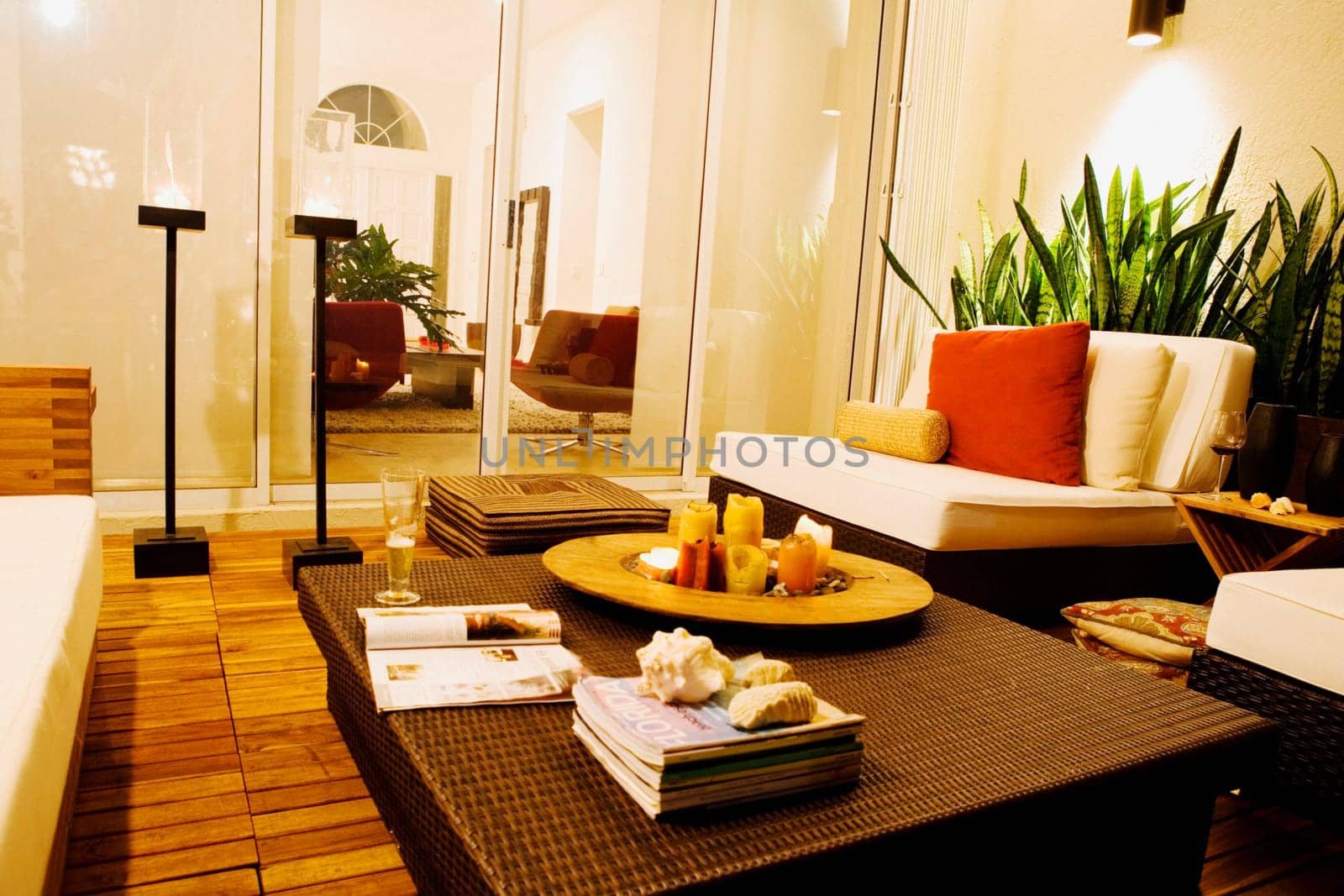 Interiors of a living room
