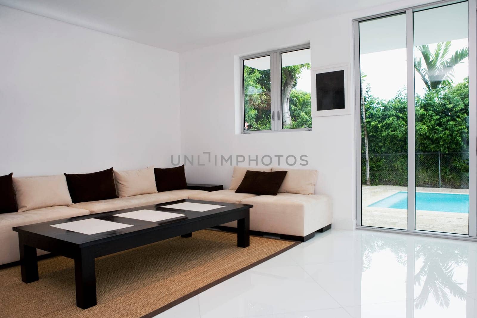 Interiors of a living room