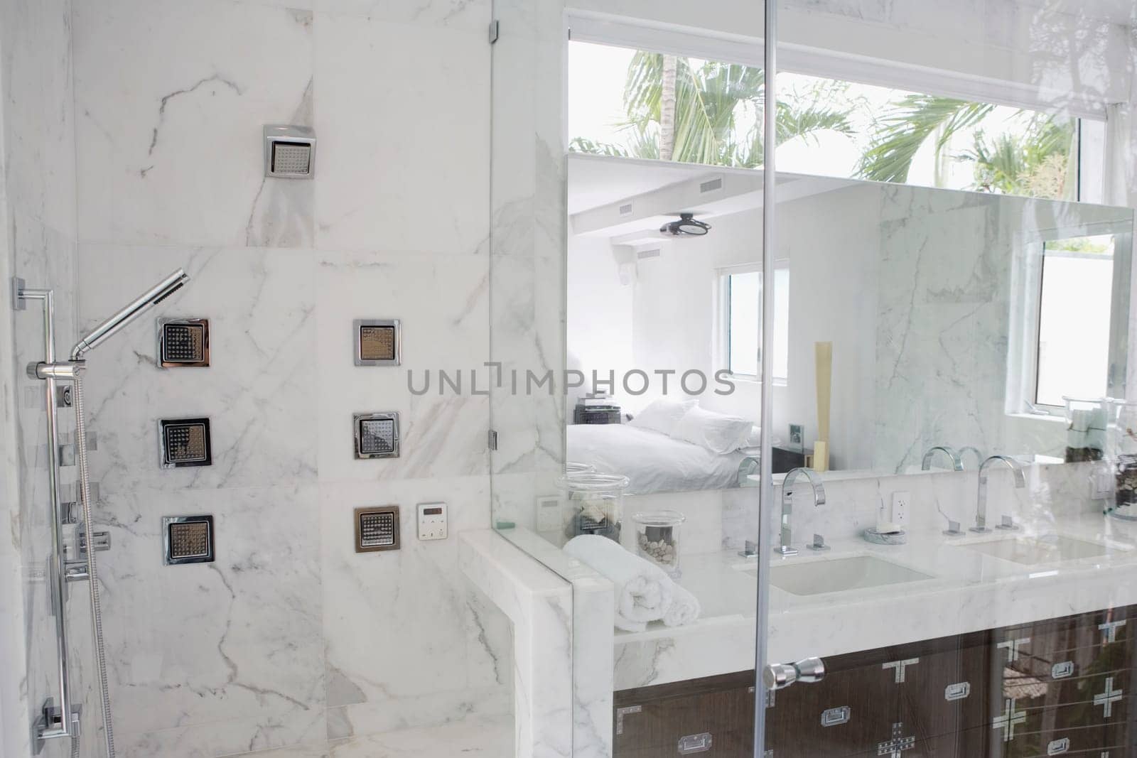 Interiors of a bathroom